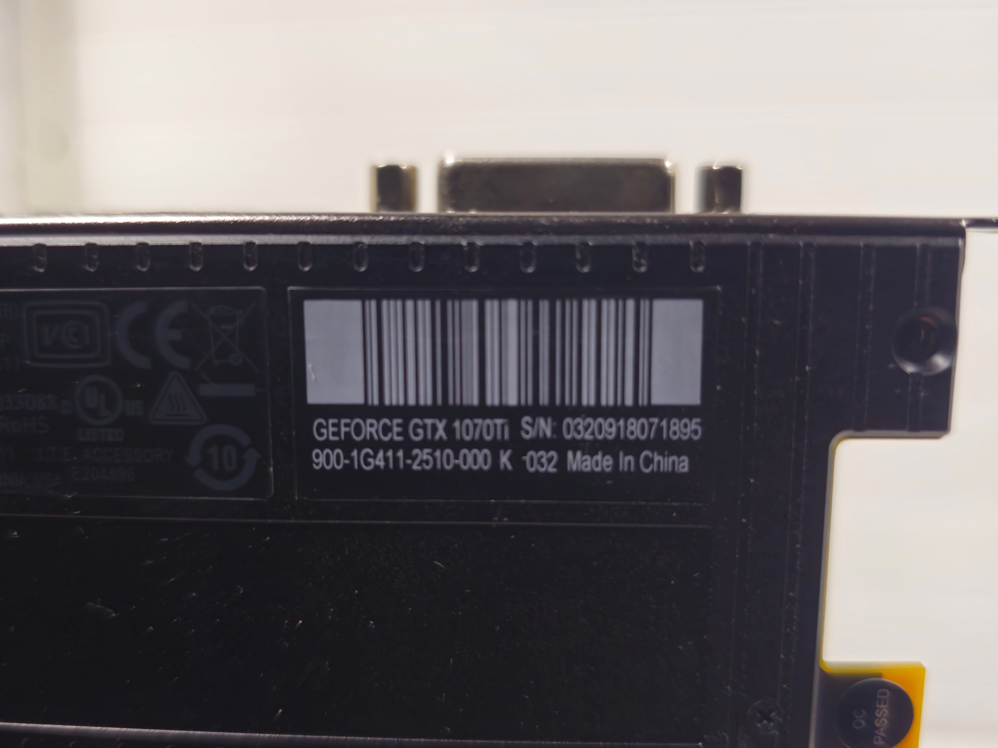 Nvidia GTX 1070Ti Founders Edition