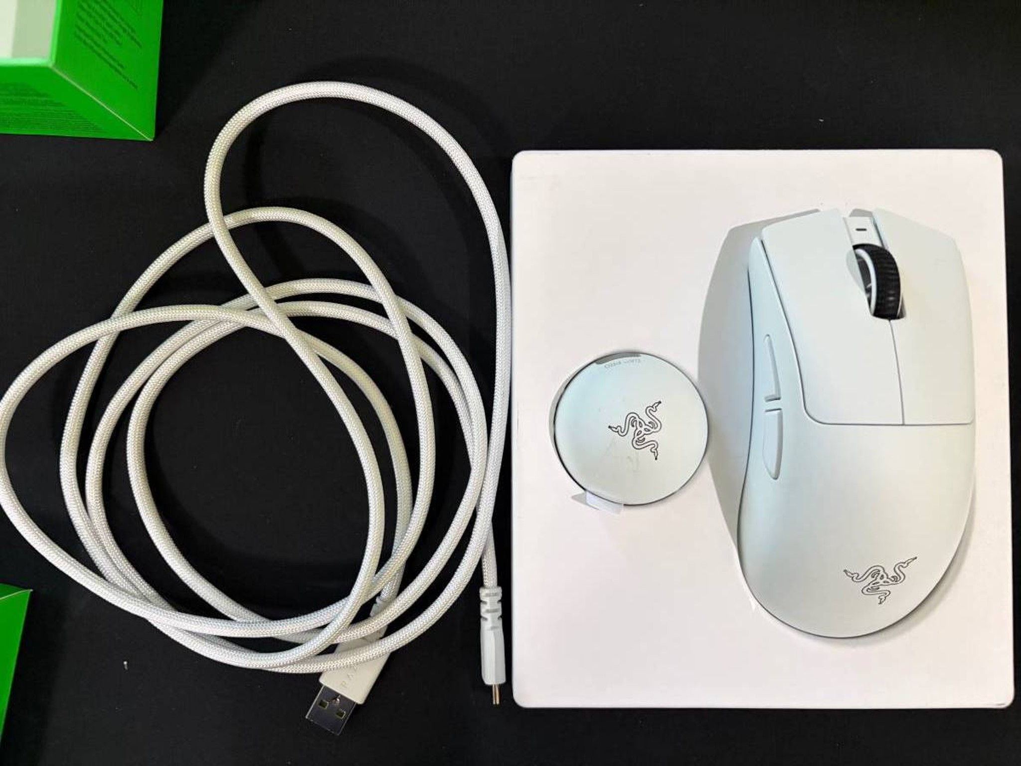 Razer DeathAdder V4 Pro Wireless Gaming Mouse White