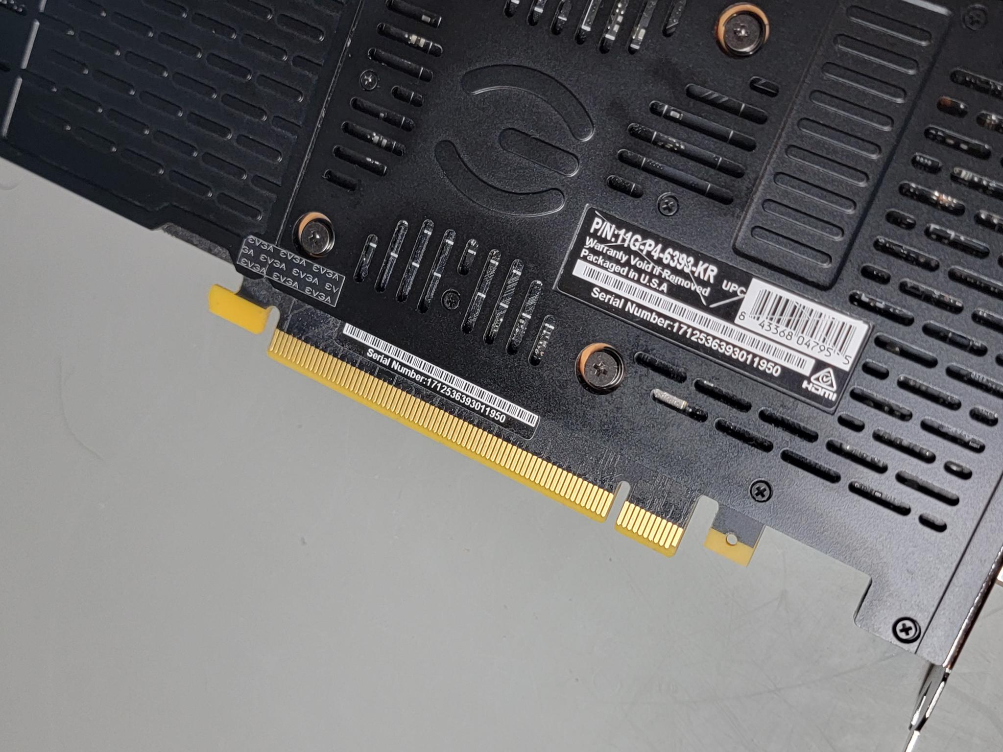EVGA GeForce GTX 1080 Ti SC 11GB GDDR5X Graphics Card (11G-P4-6393-KR)