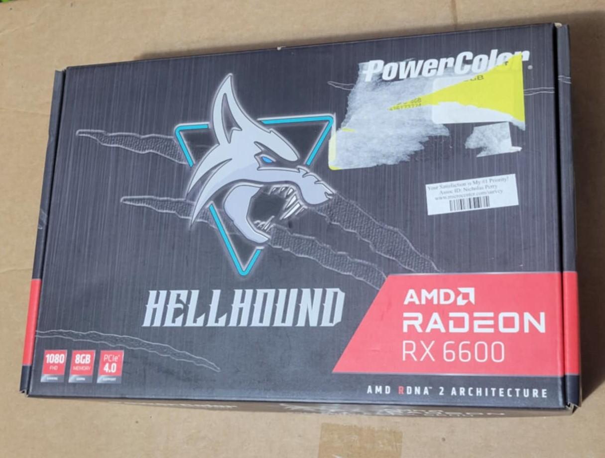 PowerColor HellHound 6600 8GB GPU