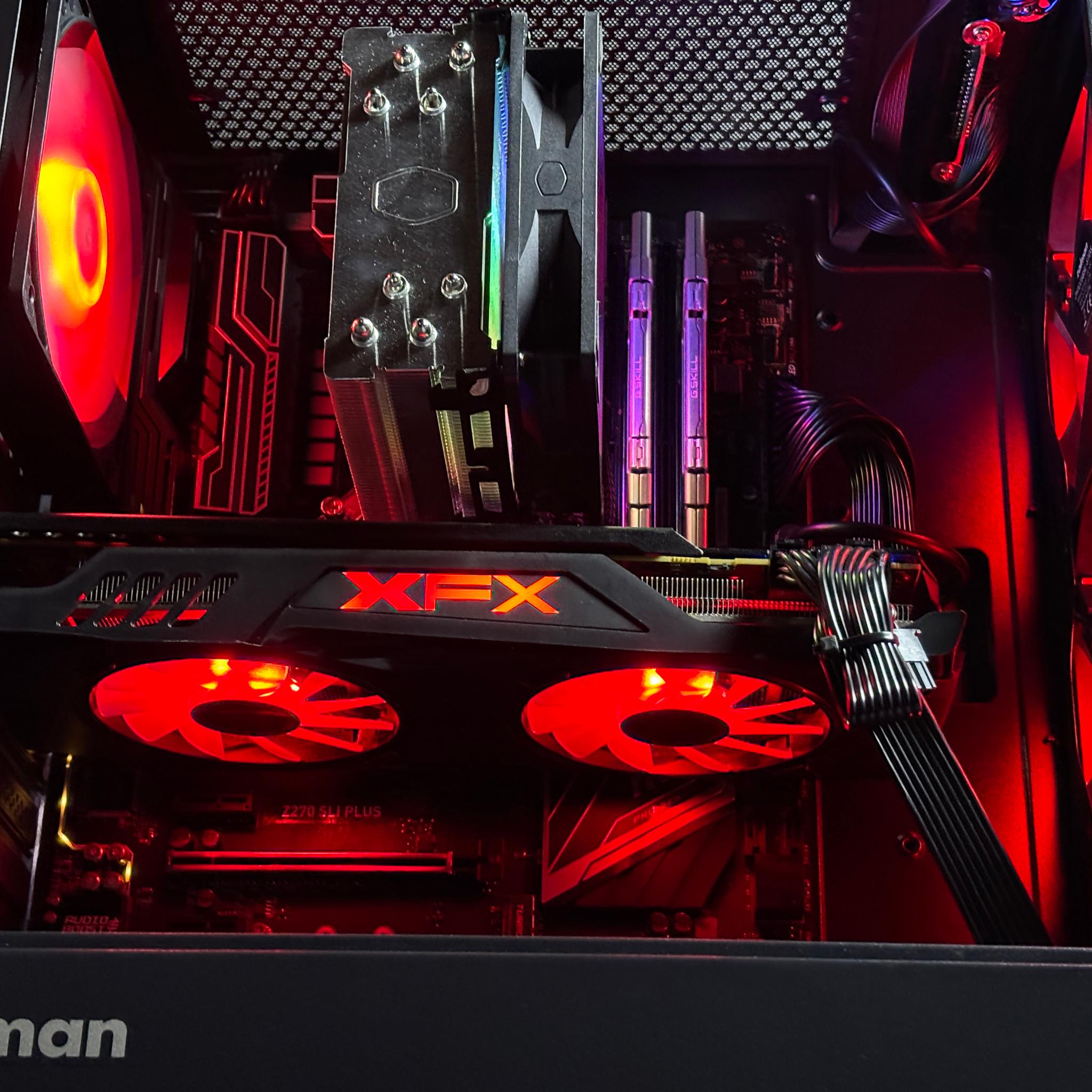 SWEET BEGINNER PC💥Intel I7 7700K | RX 580 8GB | 16gb DDR4 | 256GB M.2 SSD | 1TB HDD💥