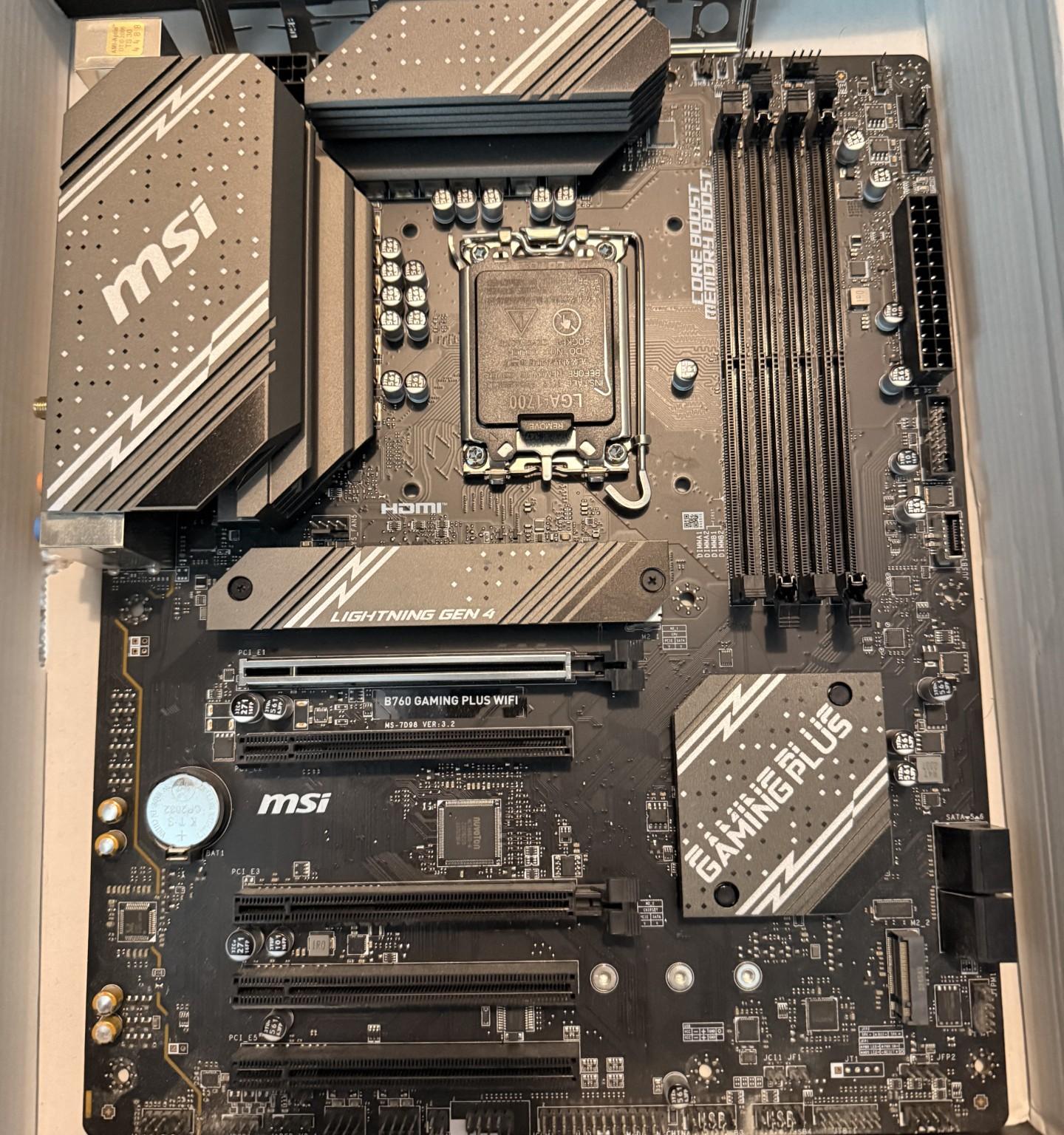 MSI B760 GAMING PLUS WIFI