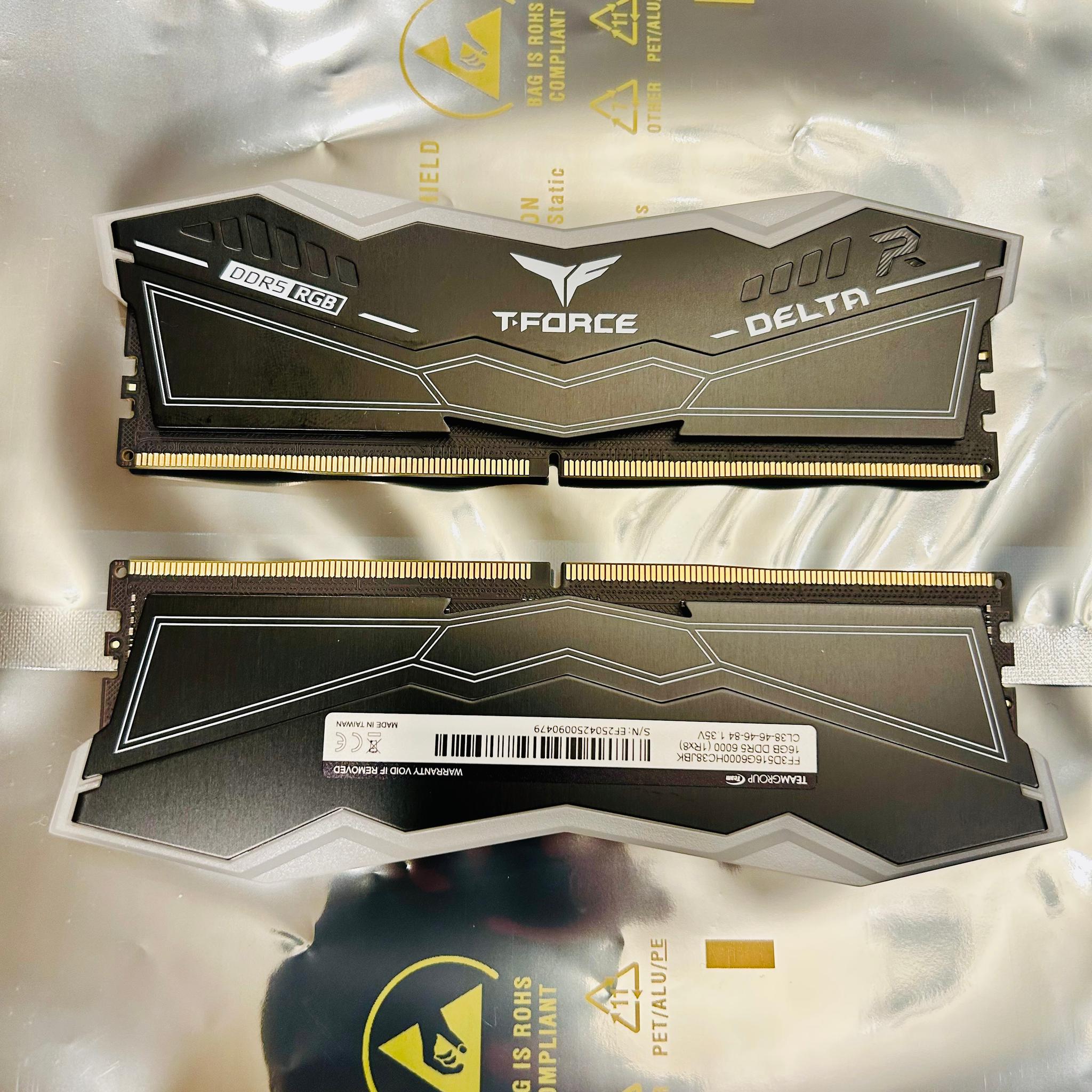 1 teamgroup & 1 Gskill 2X32GB kits 6000Mhz DDR5