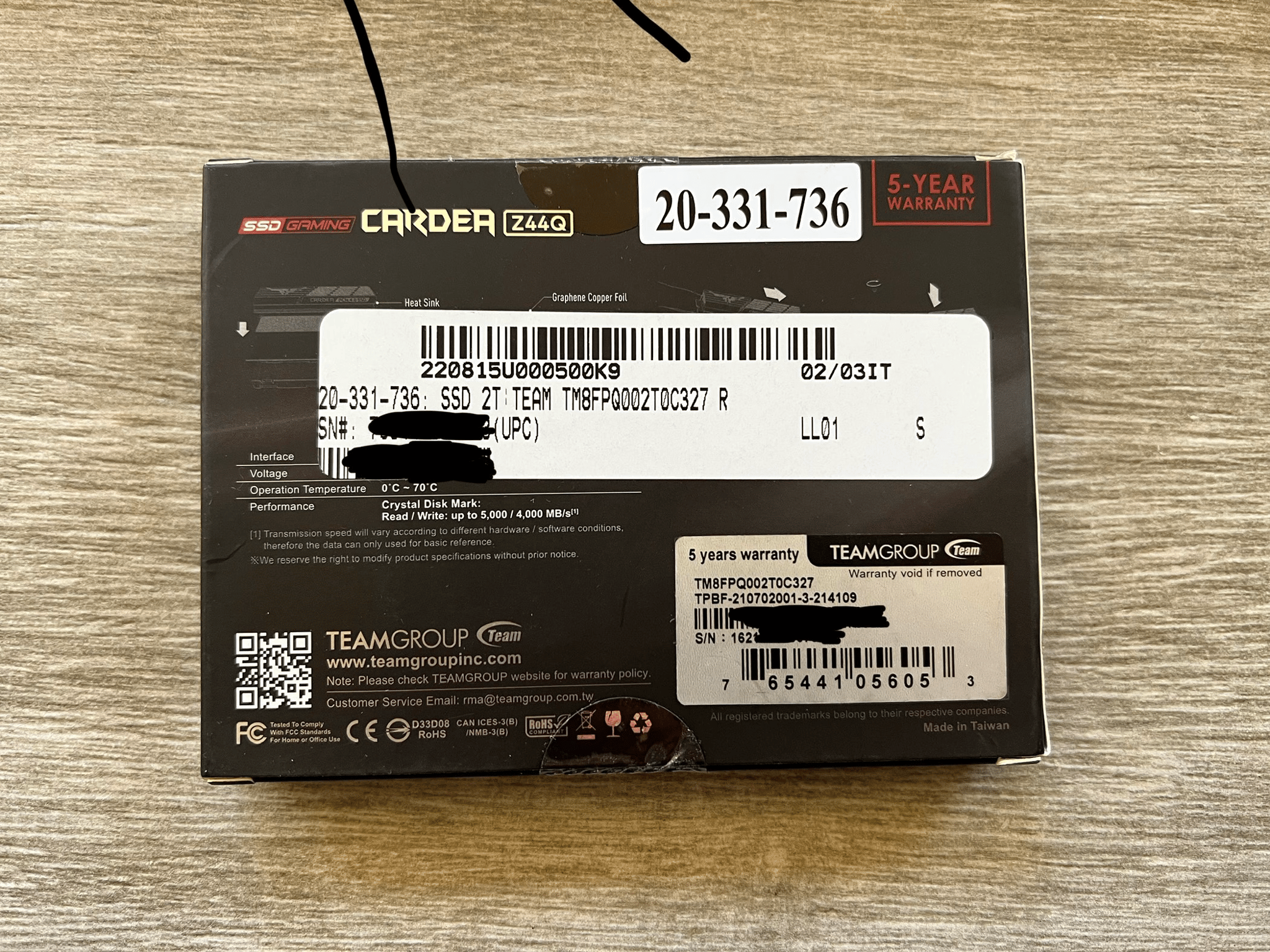 CARDEA Z44Q 2TB M.2 PCIe 4.0 NVME SSD by Team Group