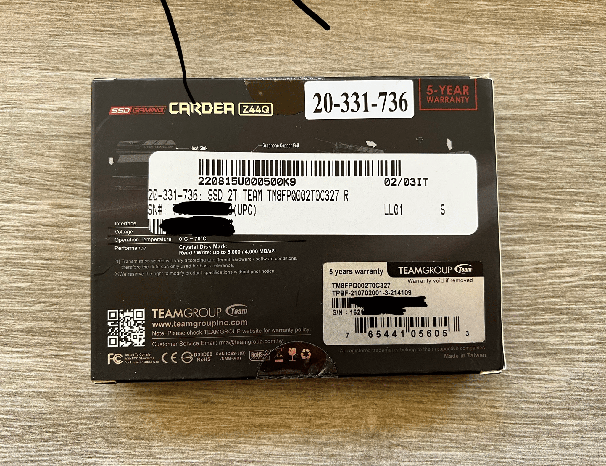 CARDEA Z44Q 2TB M.2 PCIe 4.0 NVME SSD by Team Group