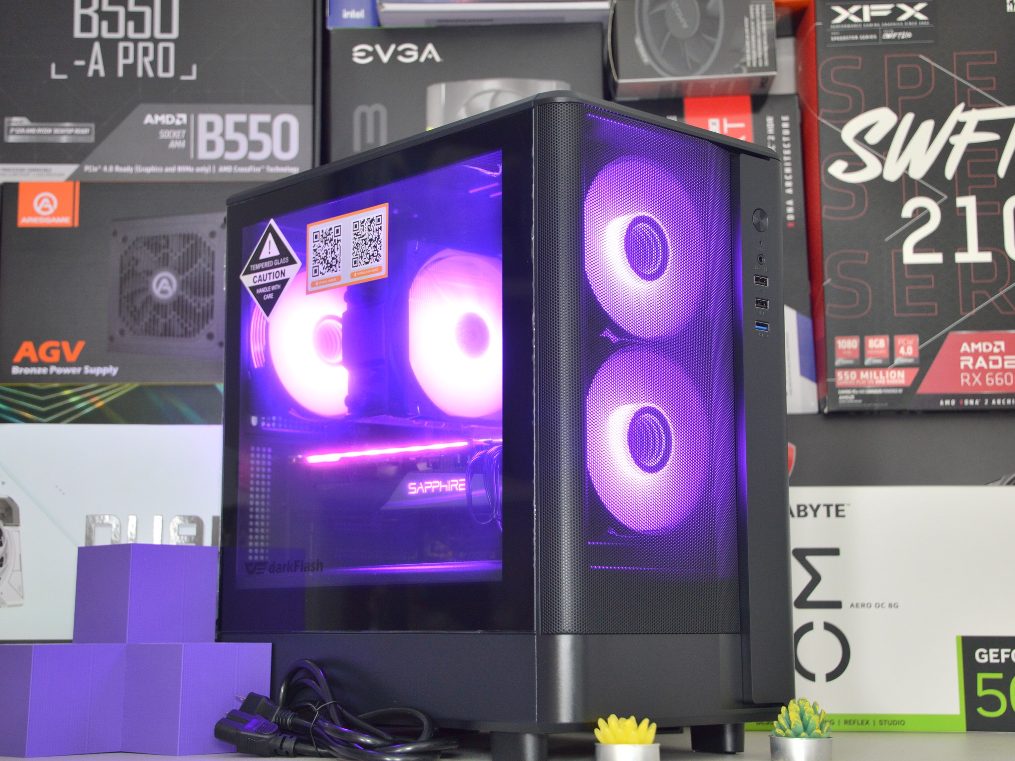 ⚫💸 | RX 5700XT 8GB | INTEL i7-8700 | 16GB DDR4 RAM | 1TB NVME SSD | Midnight Cash |