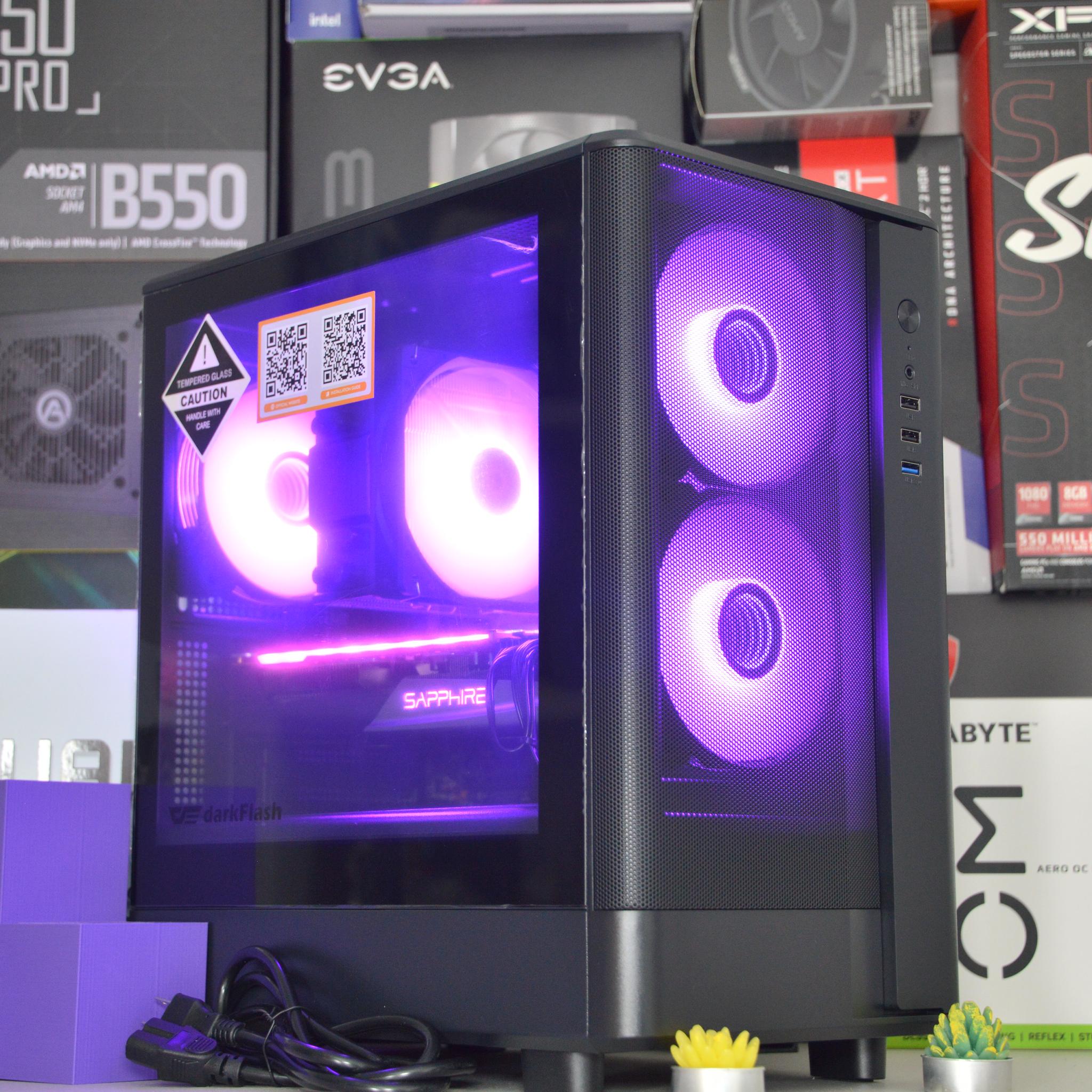 ⚫💸 | RX 5700XT 8GB | INTEL i7-8700 | 16GB DDR4 RAM | 1TB NVME SSD | Midnight Cash |