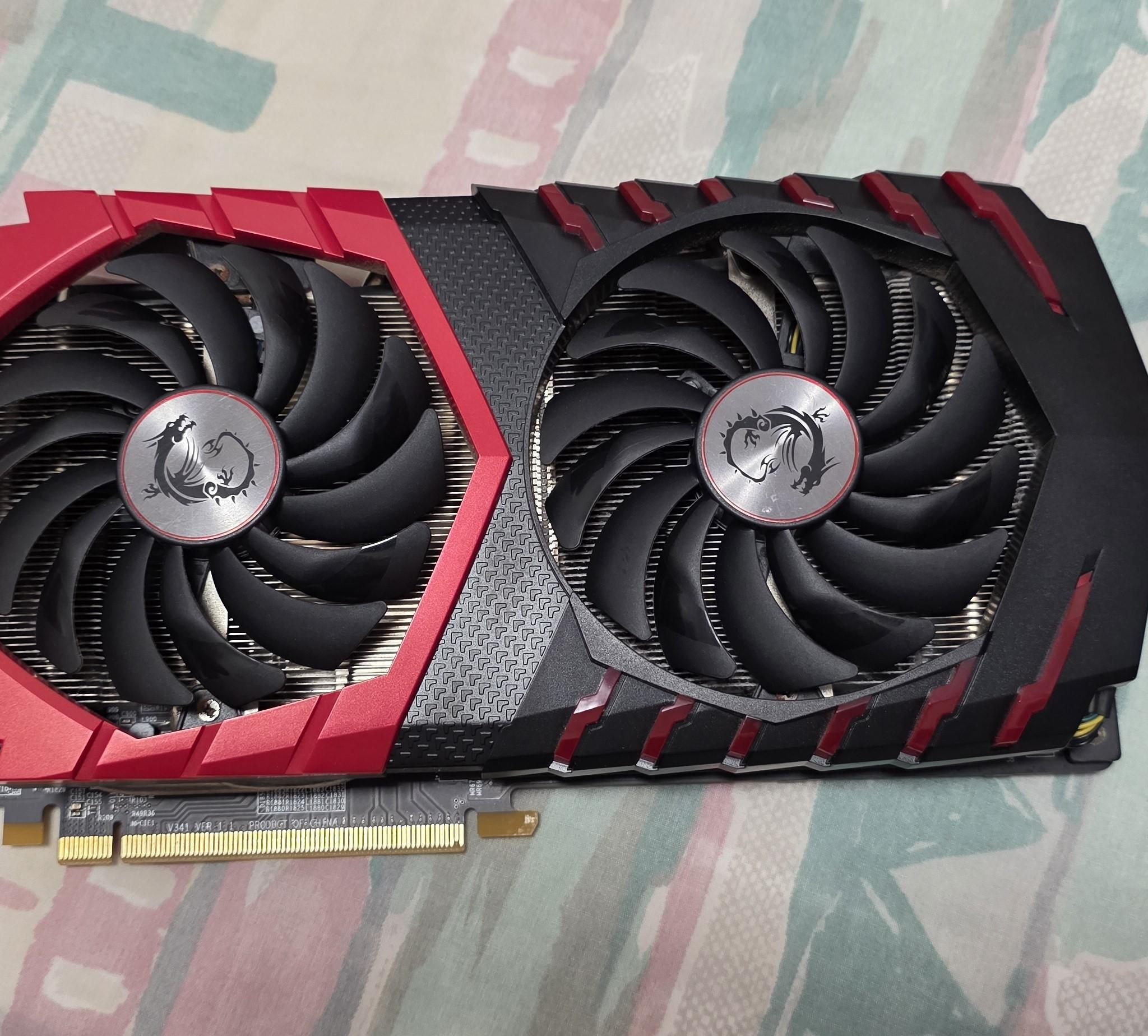 MSI Radeon RX 480 GAMING X 8GB G816841954-06S [FOR PARTS NOT WORKING]