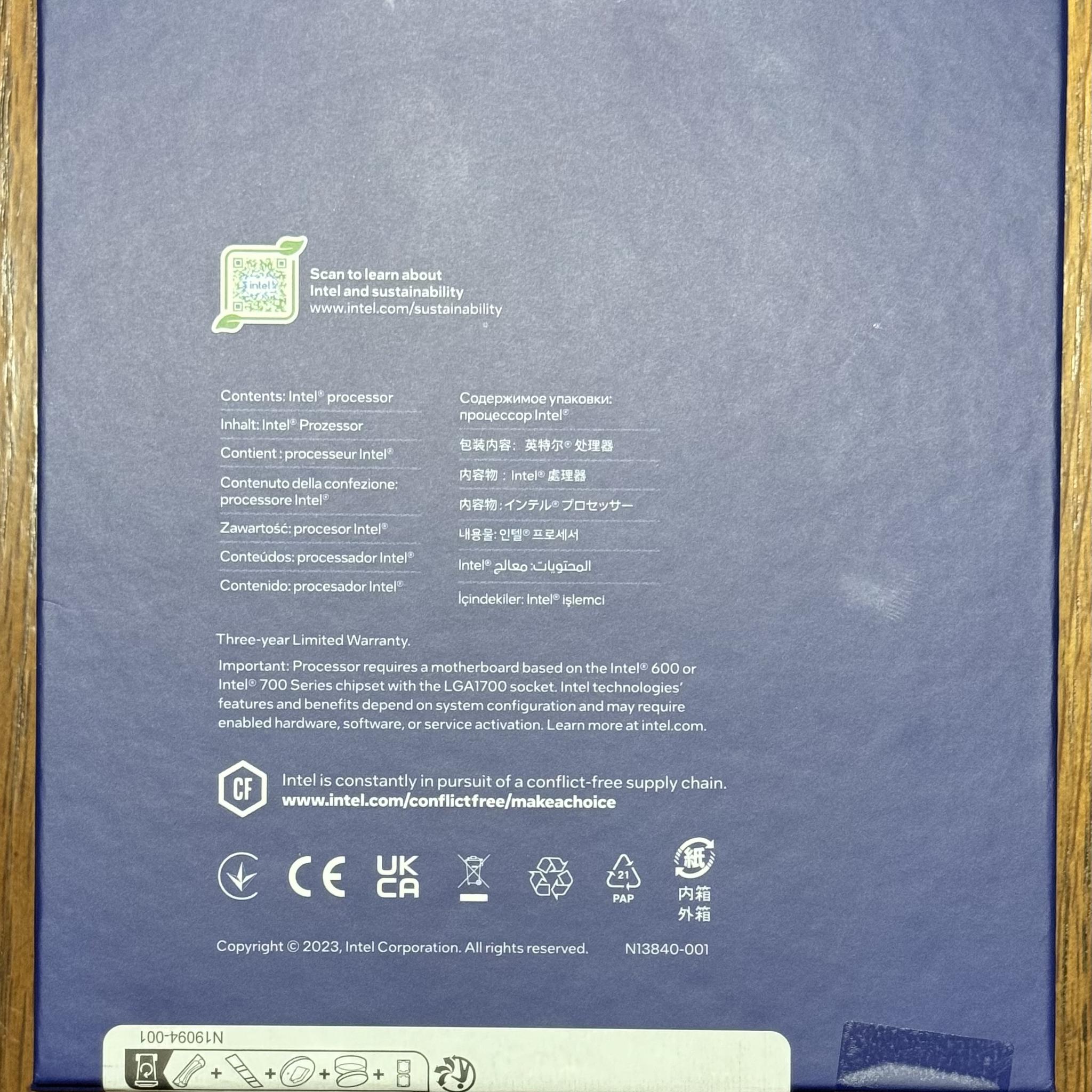 Intel I9-14900k 24 core processor Brand New Still In Sealed Box