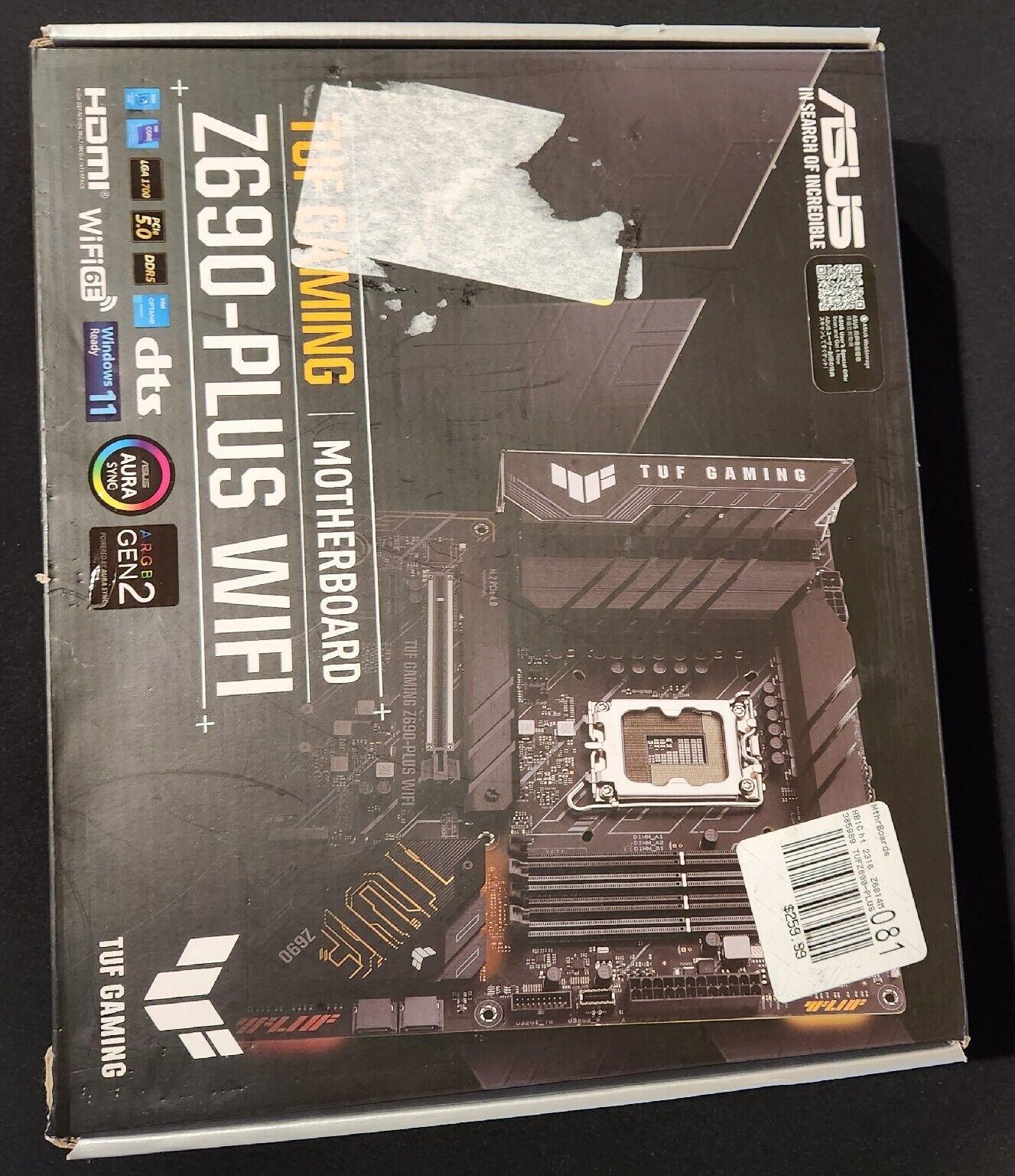 ASUS TUF Gaming Z690-Plus WiFi DDR5 LGA 1700 ATX Intel Motherboard