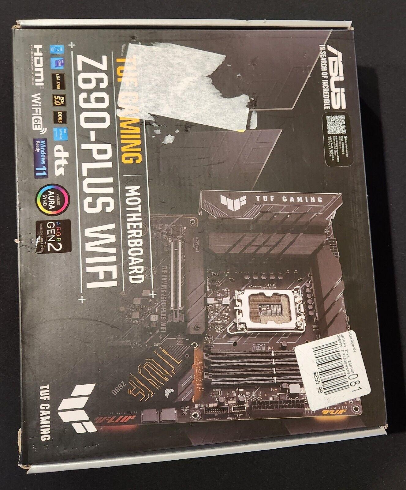 ASUS TUF Gaming Z690-Plus WiFi DDR5 LGA 1700 ATX Intel Motherboard