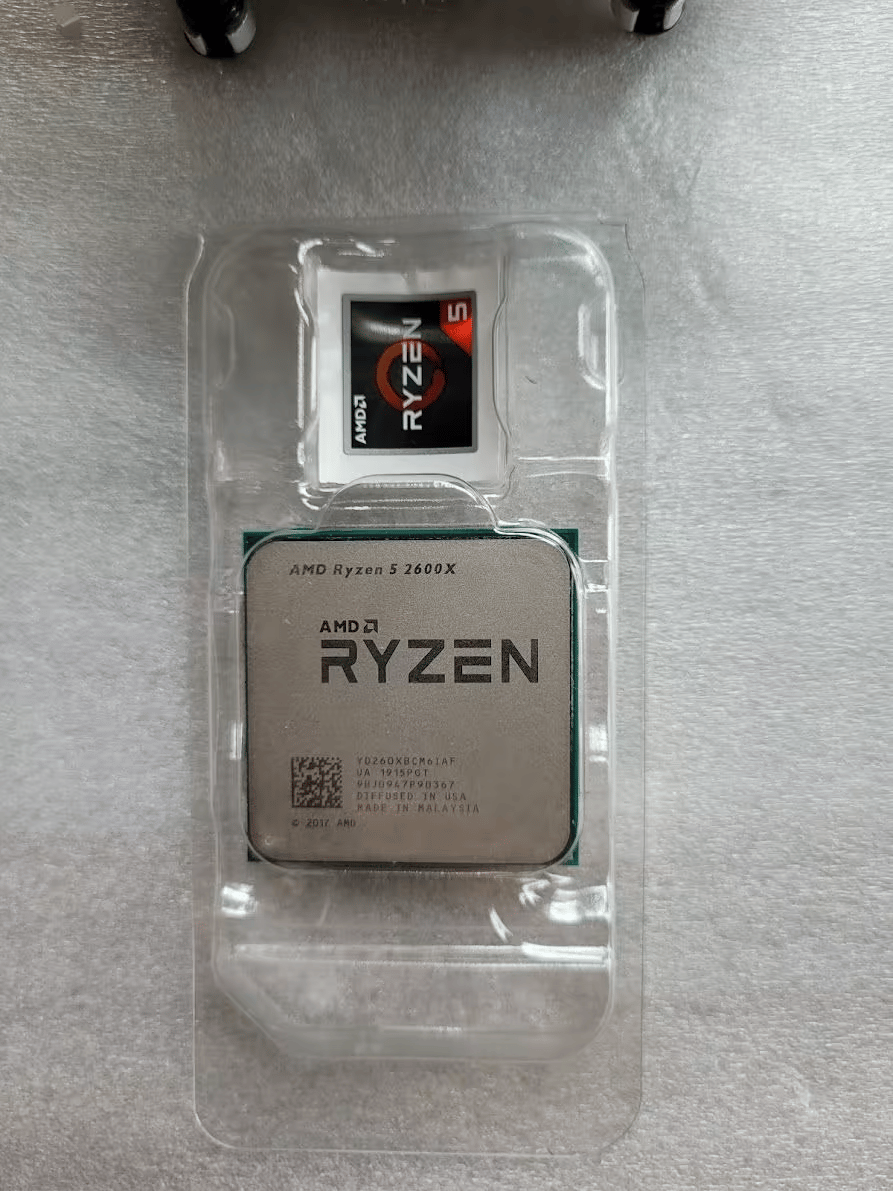 AMD Ryzen 2nd Gen 5 2600X - 4.2 GHz Six Core (YD260XBCM6IAF) CPU Processor w/ Wraith Stealth cooler