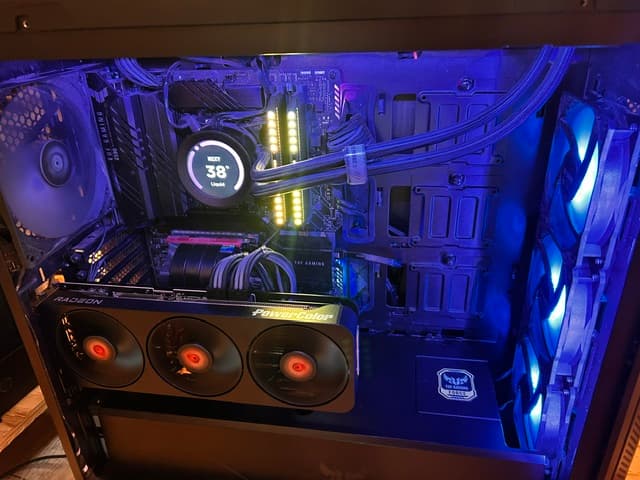 Custom ASUS GAMING PC POWER COLOR RX 9070XT