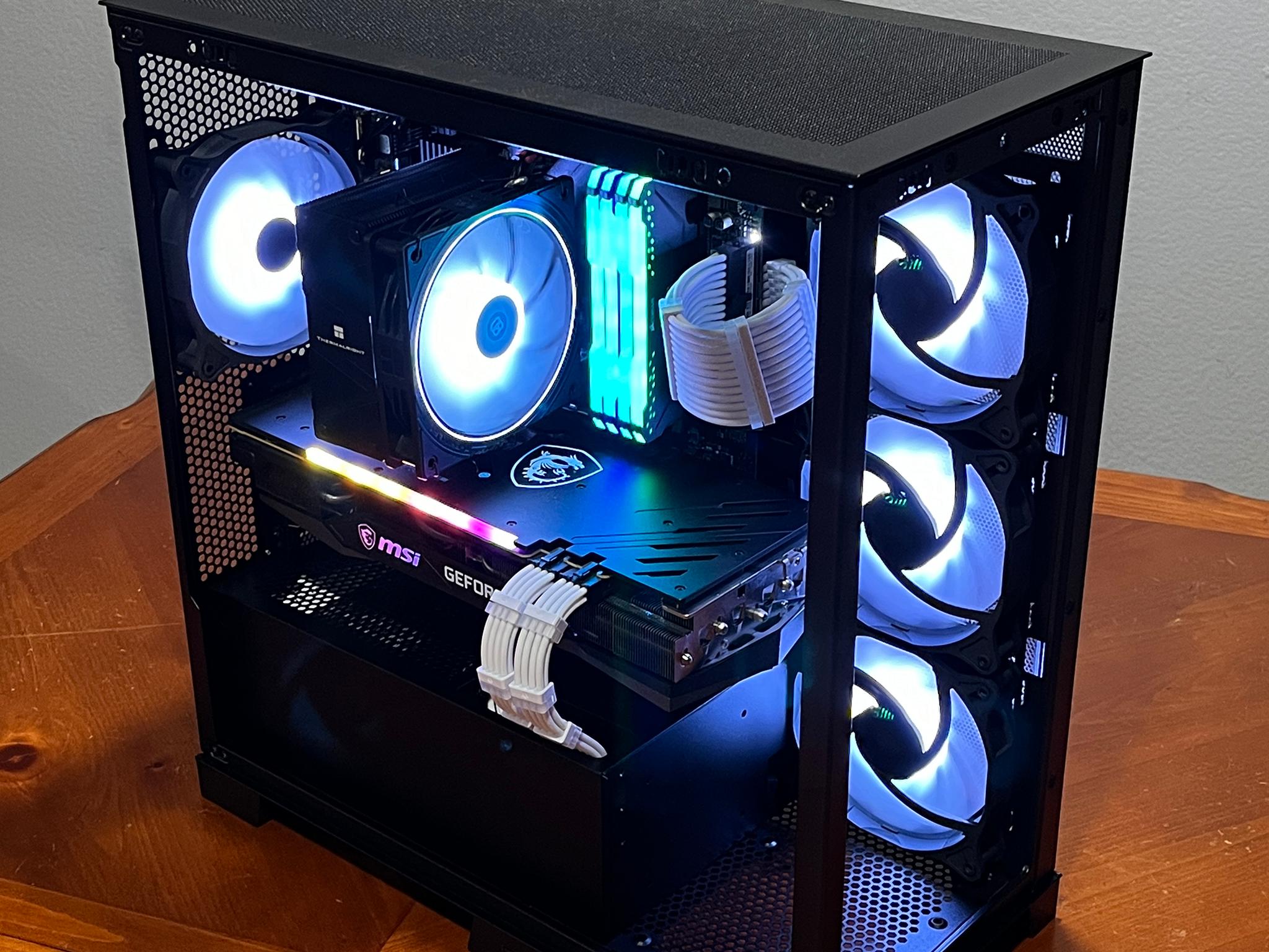 RTX 3070 TRIO 8GB, Ryzen 7 5700G, 32GB 3600MHz | Black RGB Gaming Computer/PC