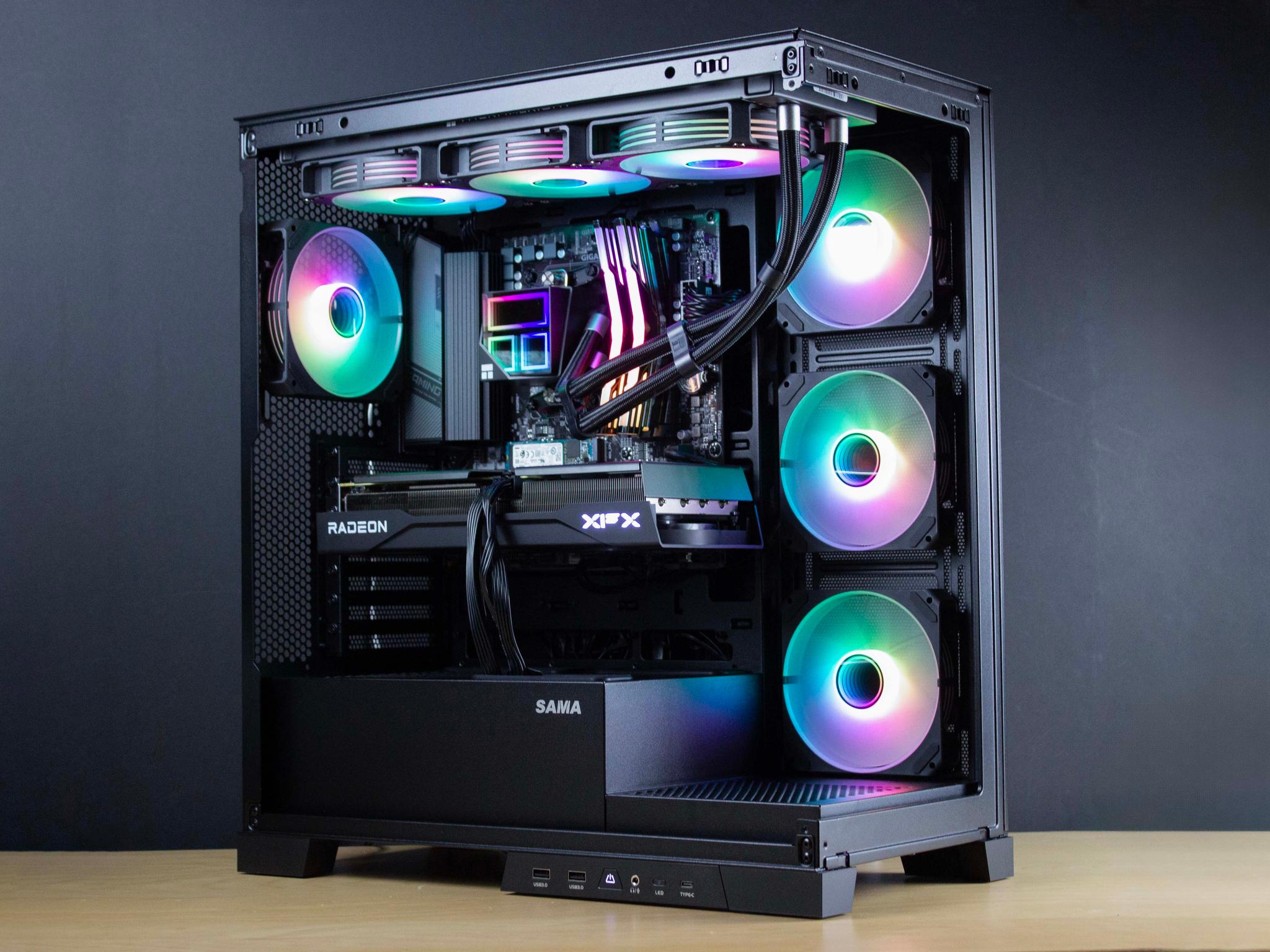 ♠️⚡🗡️Onyx V2 - 1440P Gaming PC | RX 9060 XT 16GB, Ryzen 7 5700X, 32GB RAM, 1TB SSD | ARGB 🗡️⚡♠️