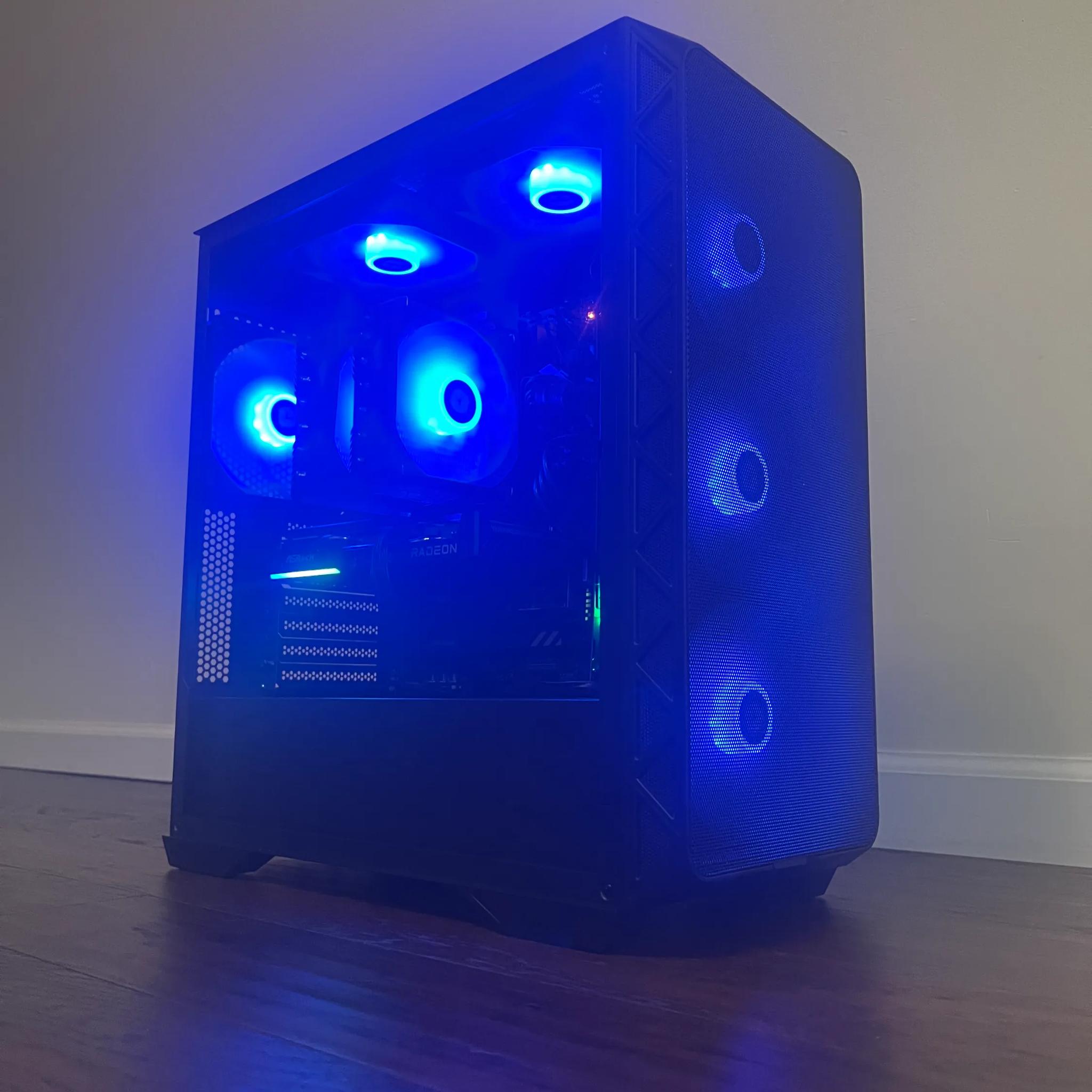 9060XT -16gb-SURROUND SOUND 7.1-Ryzen 7700X-32gb ram-2TB-WI-FI 7& Ethernet 2.5g FULLY ARG...