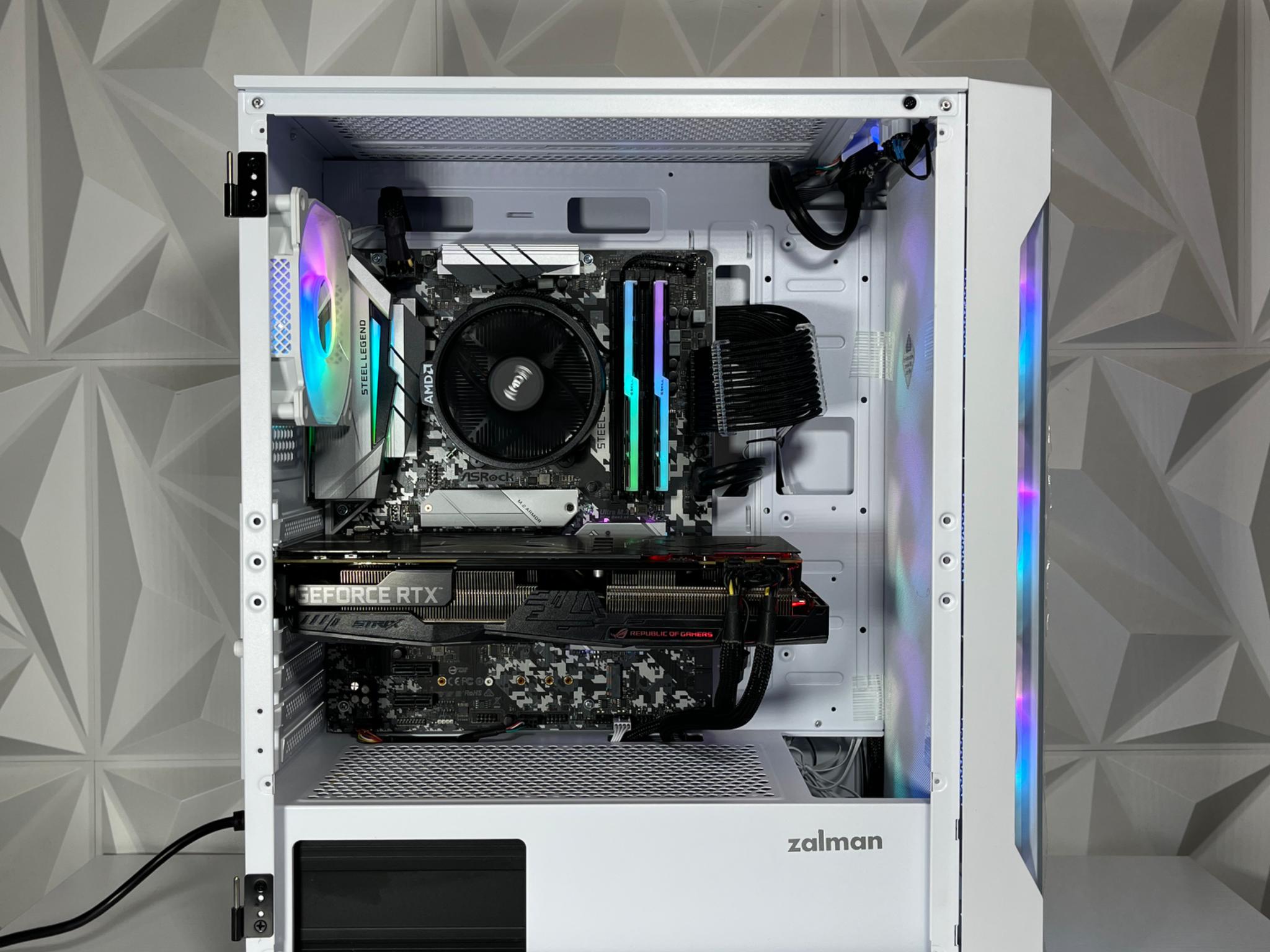 RTX 2060 6GB, Ryzen 7 2700X, 16GB RAM | White RGB Gaming Computer/PC