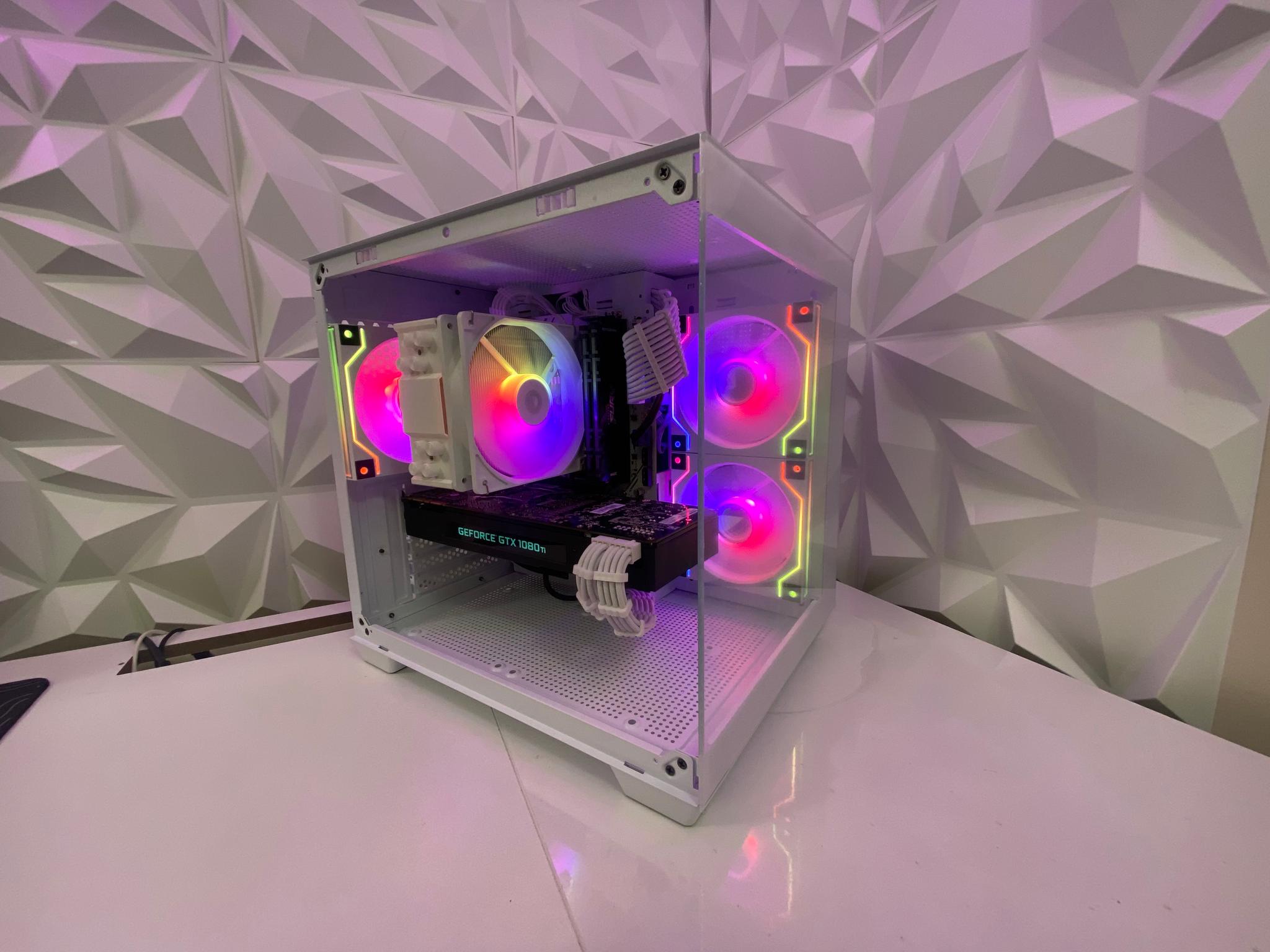 🎅🎅 White Elite Build – Ryzen 5 3600 + GTX 1080 Ti 11GB | 1080p/1440p High FPS Ready