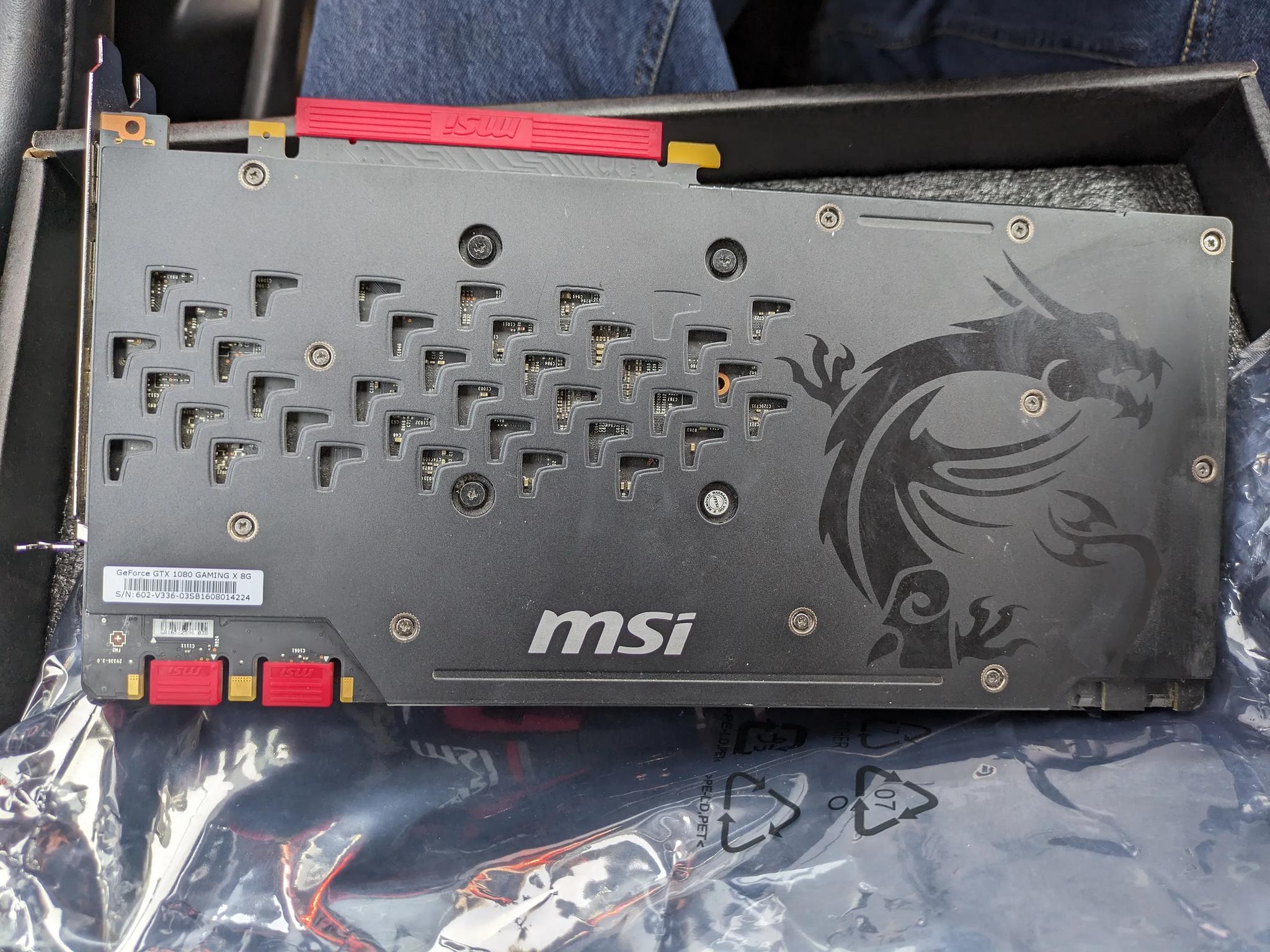 MSI GAMING X GTX 1080