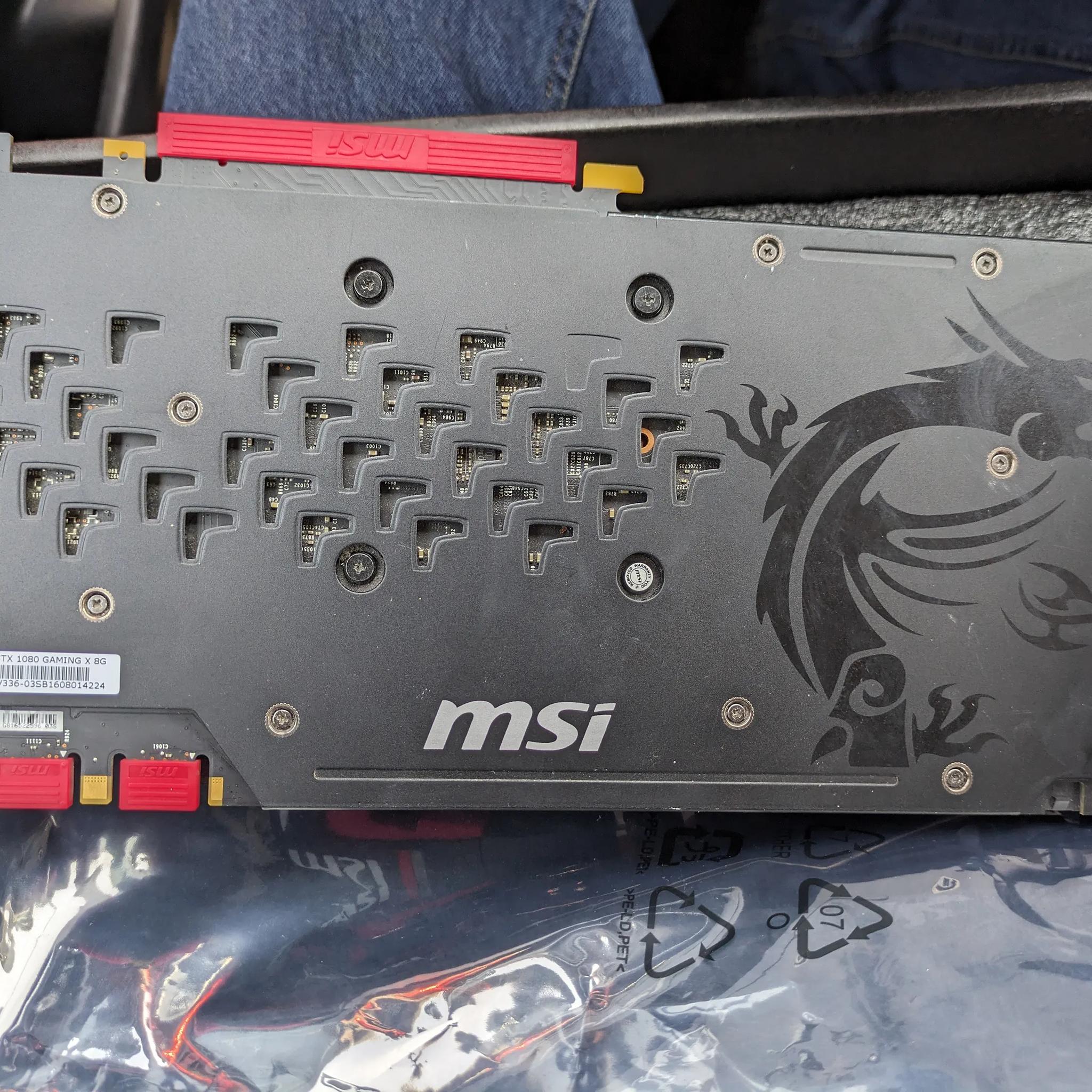 MSI GAMING X GTX 1080