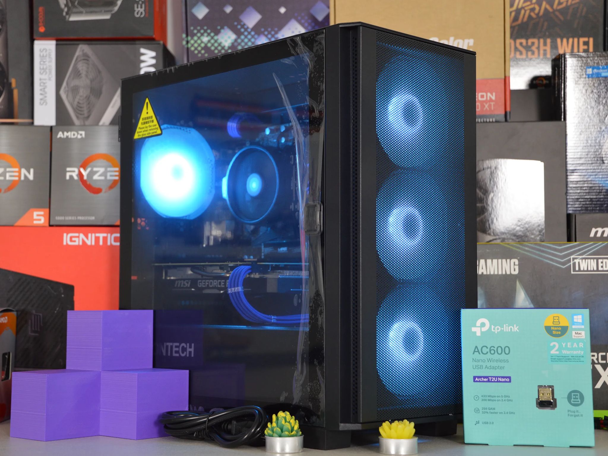 🔵⚫️| RTX 2060 6GB | RYZEN 5 5500 | 16GB GSKILL RAM | 1TB NVME SSD | Midnight Azure |