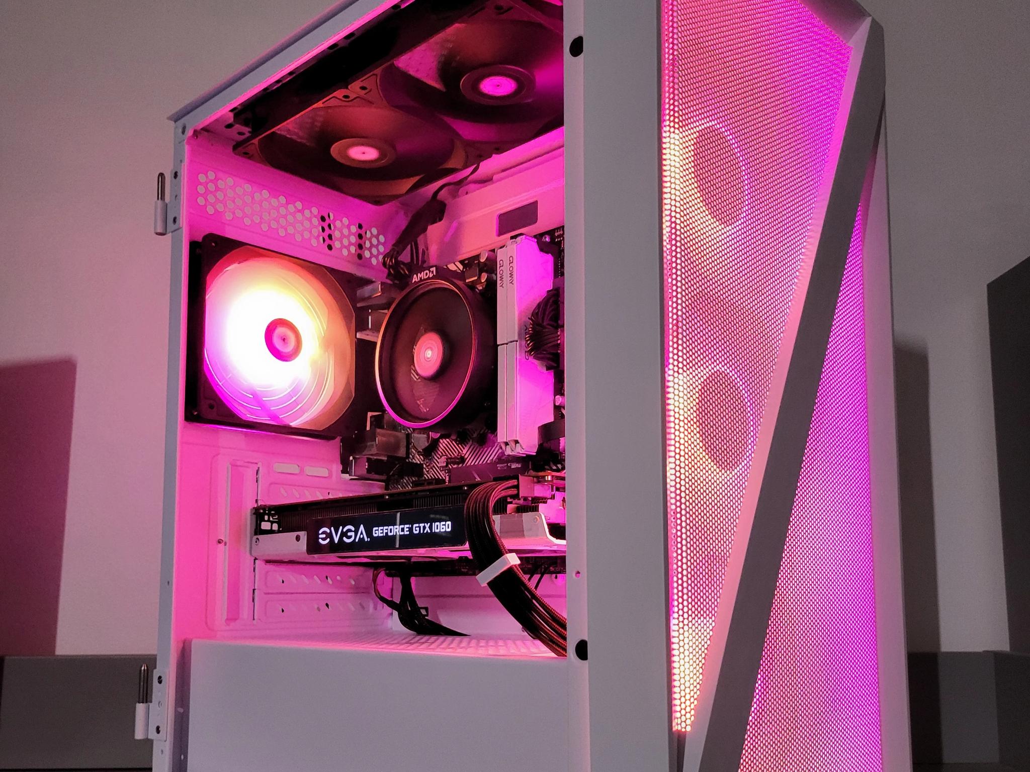 Black & White Gaming PC! Ryzen 5 | GTX 1060 6GB | 16GB | 512GB | Wi-Fi + BT