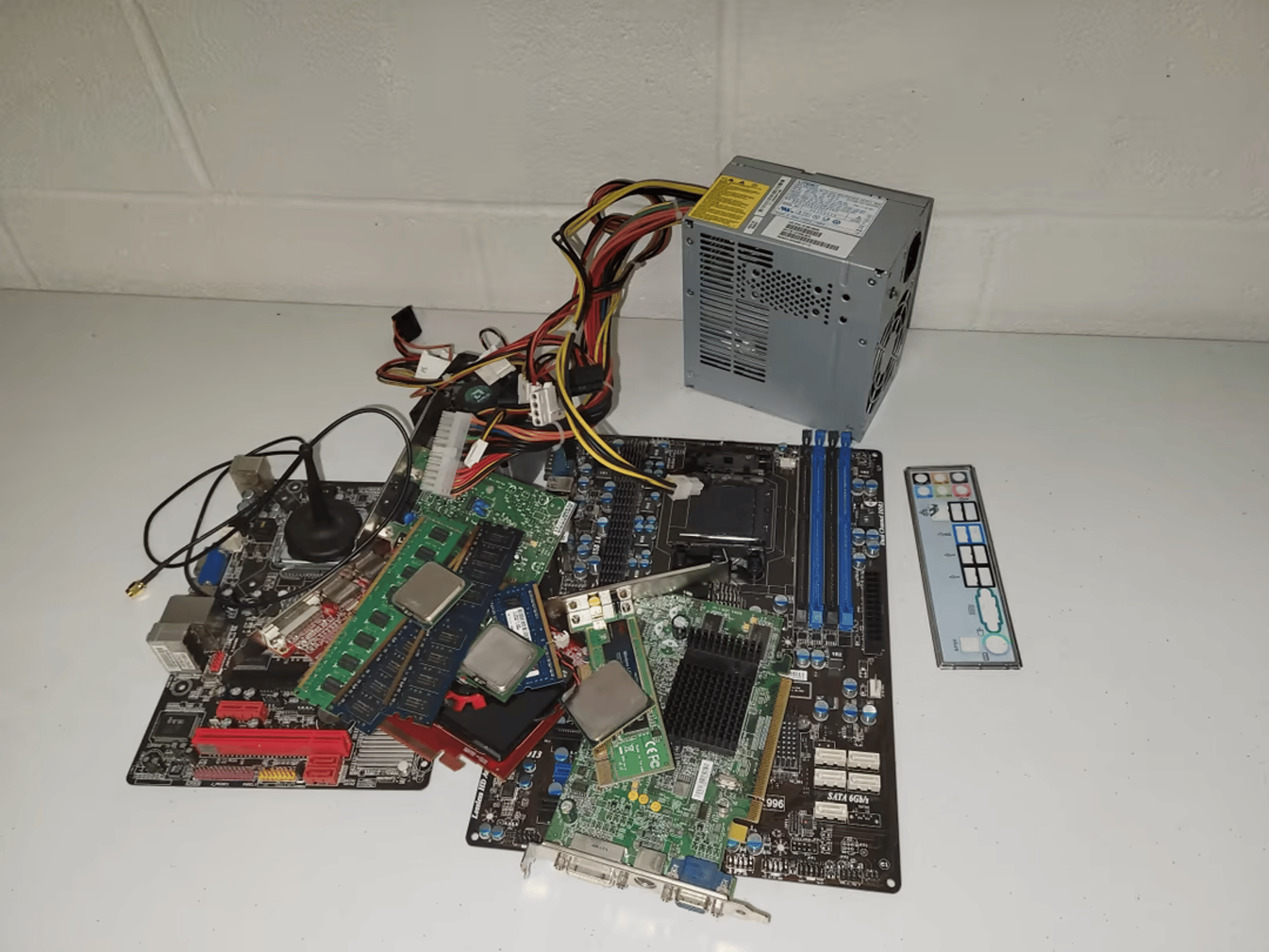 Used Parts Bundle (FX-6100, AM3+ Motherboard, & More)