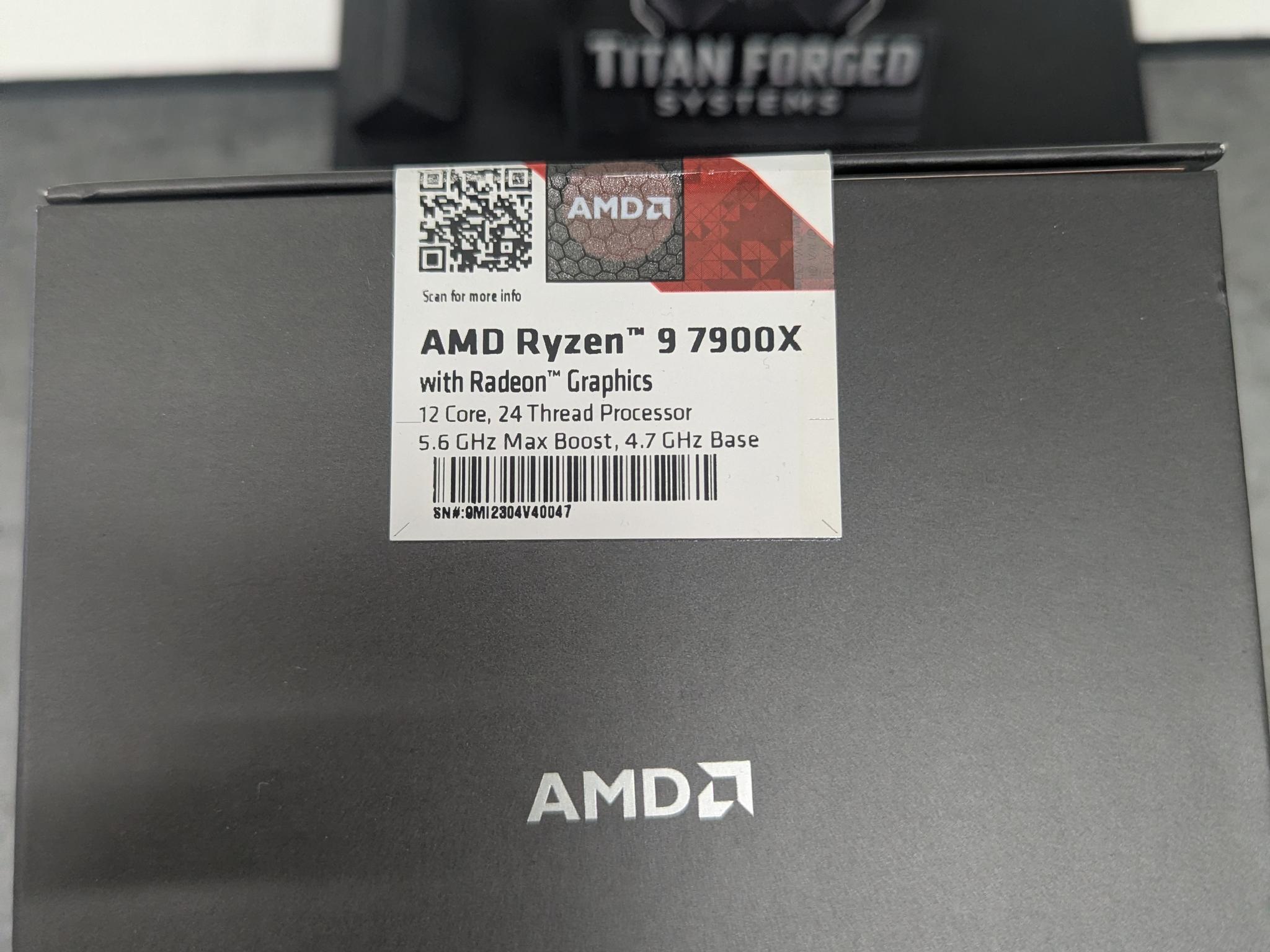 🧠 Ryzen 9 7900X | 12-Core 24-Thread AM5 CPU