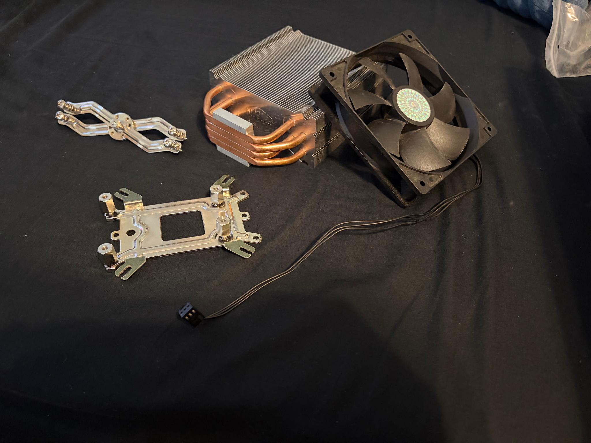 Cooler Master 4 Pipe Single Tower CPU Cooler