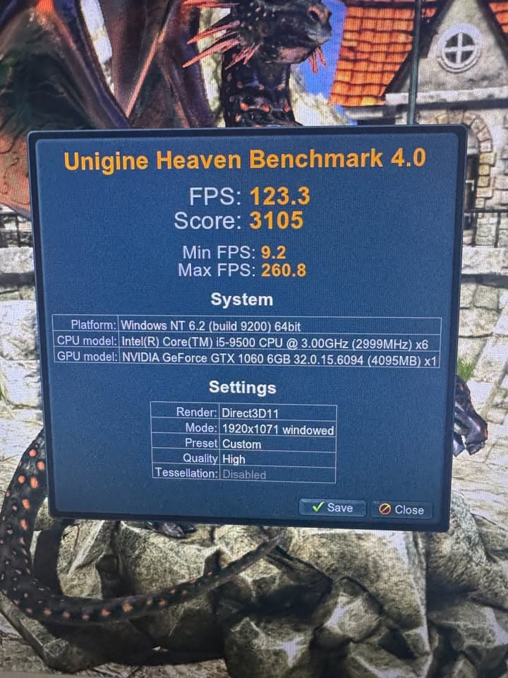 Gaming PC | GTX 1060 6GB | i5-9500 | 16GB RAM | RGB | Ready to Play