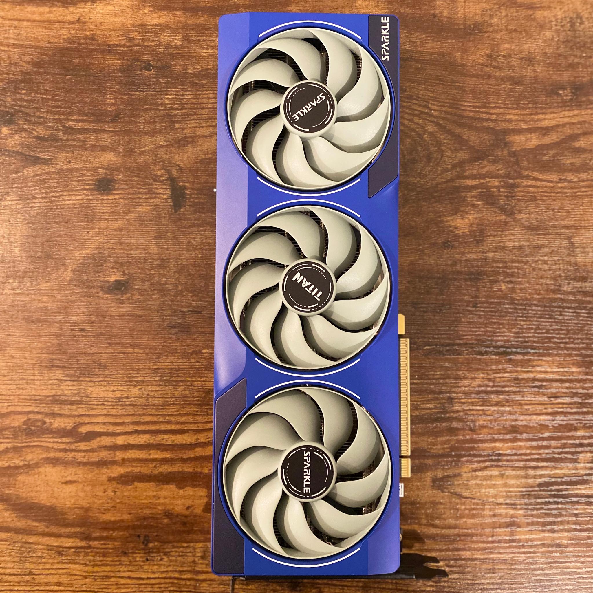 Intel arc B-580 12gb Sparkle OC 3 fan Gpu w sparkle stick