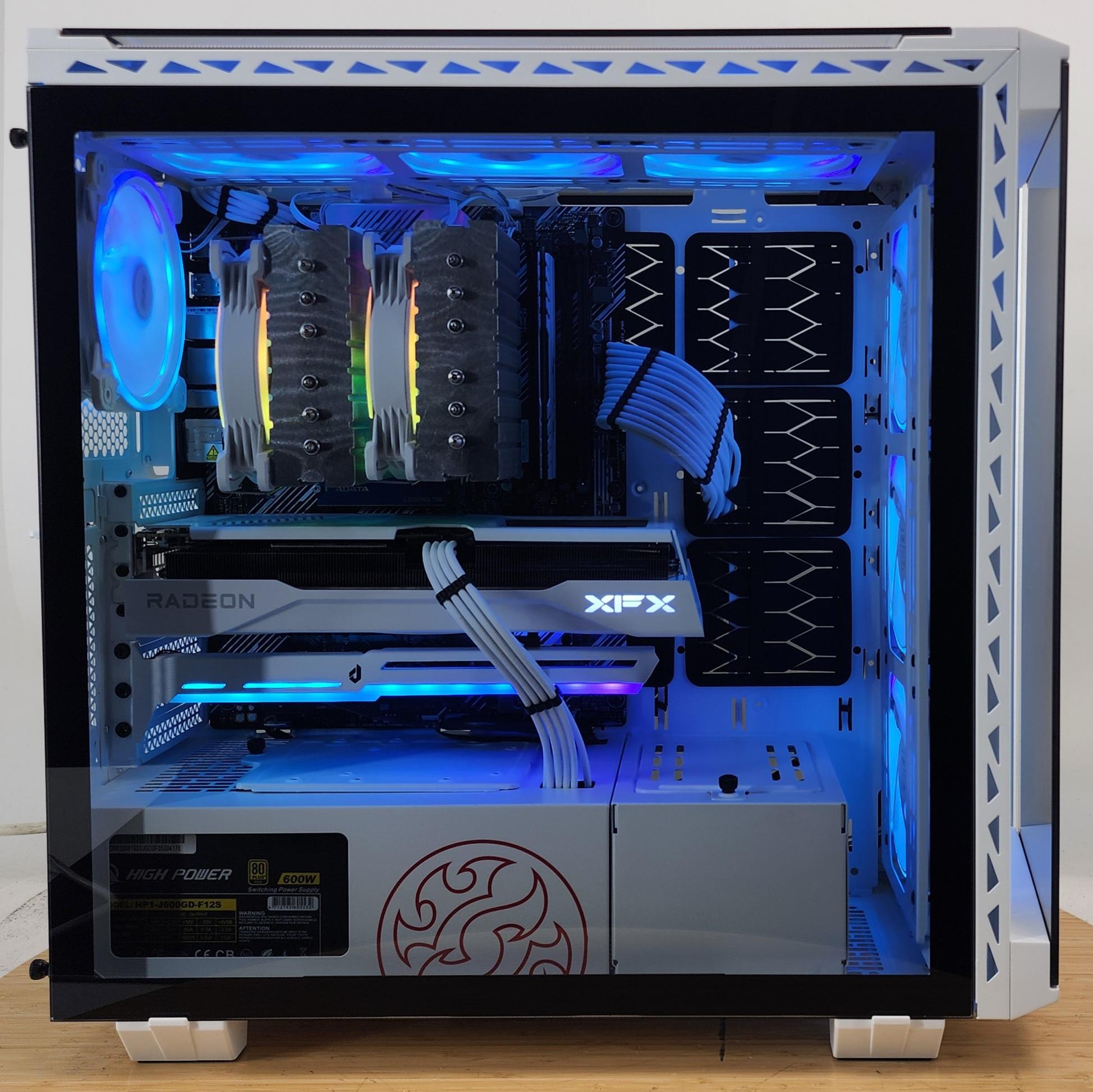 Gaming PC Ryzen 7 5800X 16GB RAM 1TB SSD RX 9060 XT 16GB Windows 11 Computer