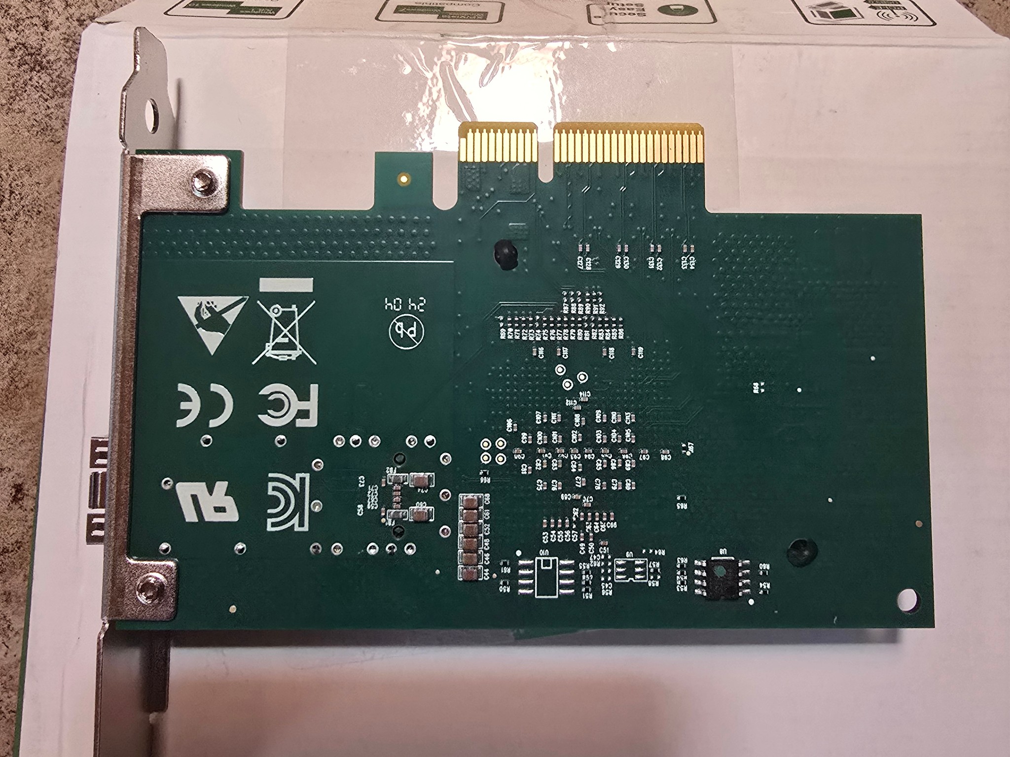 X520-DA1 10Gb/s SFP+ Fiber Port Ethernet Adapter Intel 82599 10Gbps Ethernet PCIE x4 NAS and PC