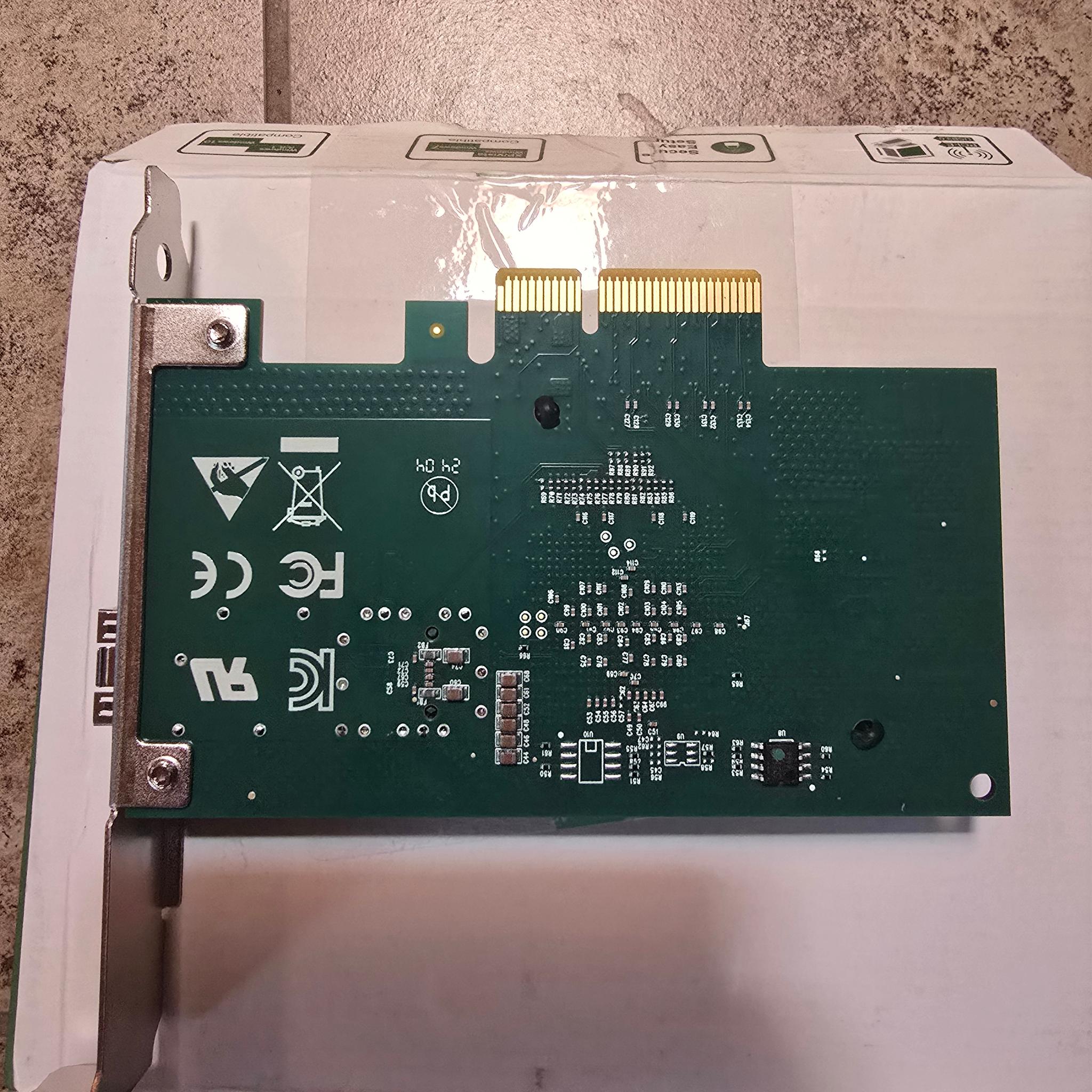 X520-DA1 10Gb/s SFP+ Fiber Port Ethernet Adapter Intel 82599 10Gbps Ethernet PCIE x4 NAS and PC