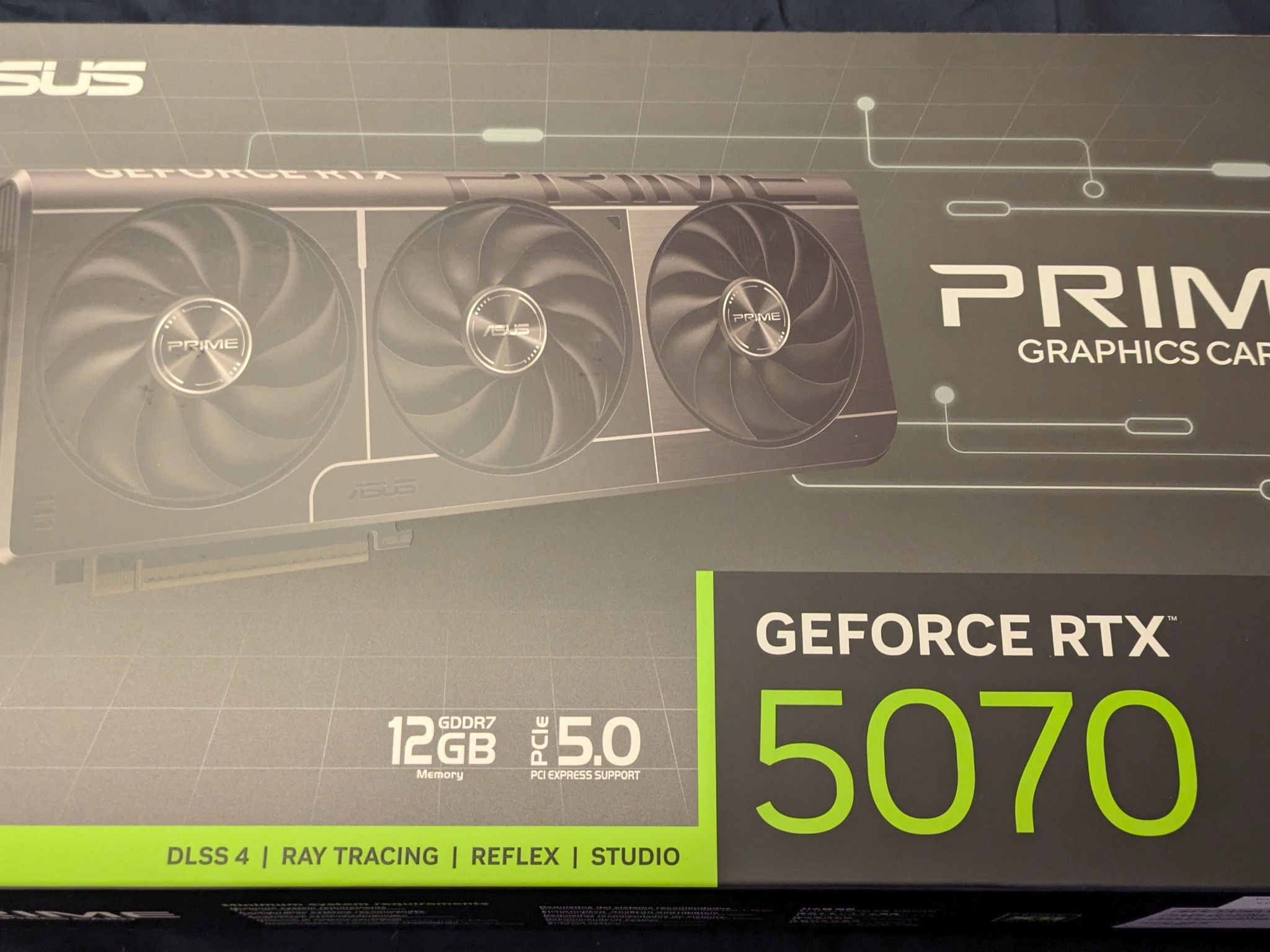🔥 NEW — ASUS NVIDIA GeForce RTX 5070 12G Prime Triple Fan SFF-Ready Video Card 🔥