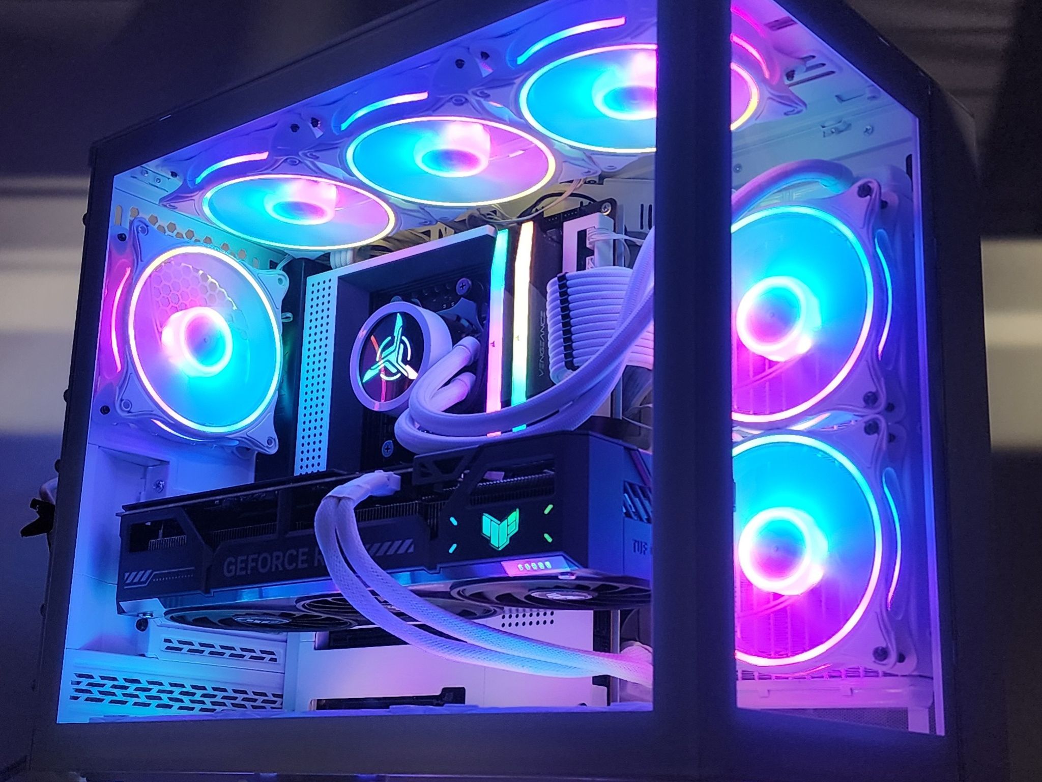Gaming PC Ryzen 7 7800X3D 48GB RAM 1TB SSD RTX 5070 12GB Win11 Computer