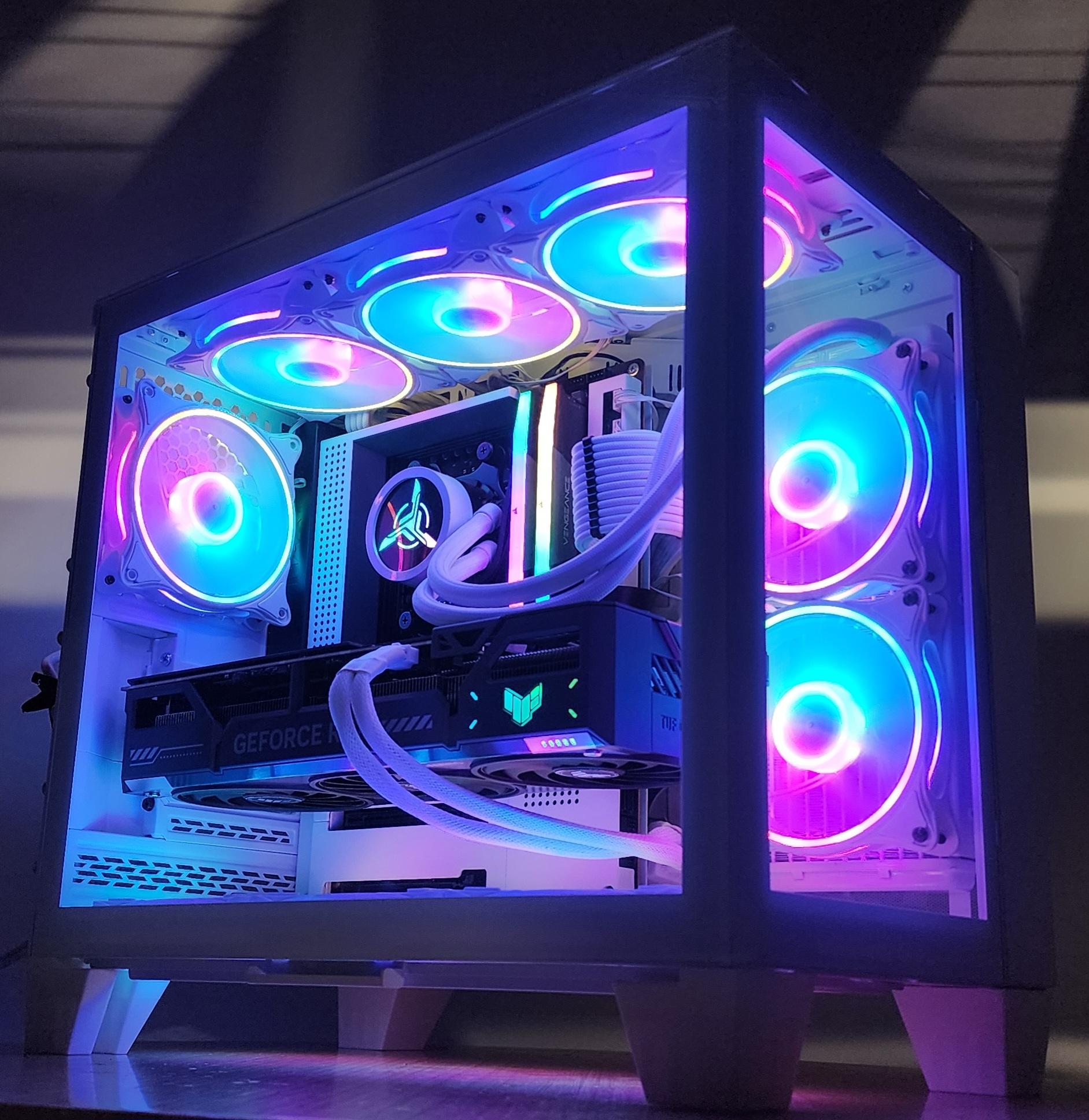 Gaming PC Ryzen 7 7800X3D 48GB RAM 1TB SSD RTX 5070 12GB Win11 Computer