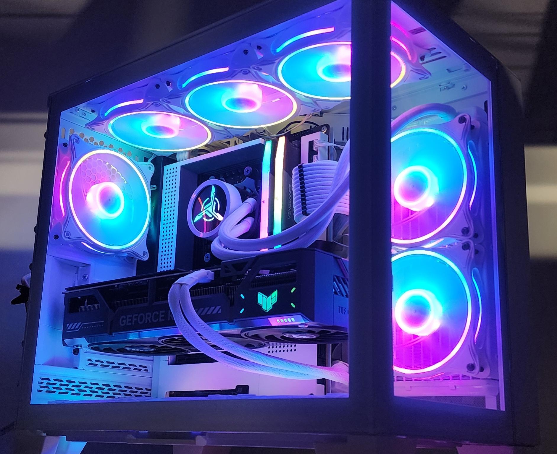 Gaming PC Ryzen 7 7800X3D 48GB RAM 1TB SSD RTX 5070 12GB Win11 Computer