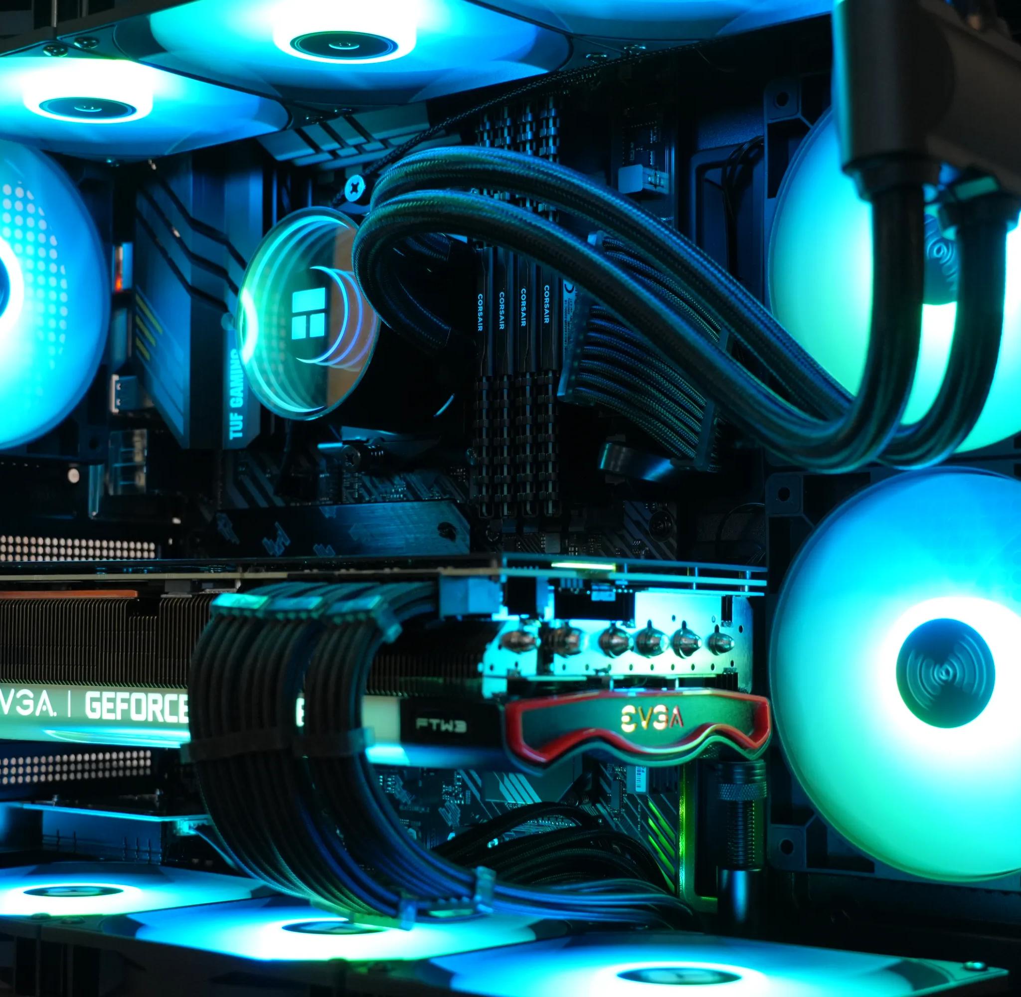 RTX 3080 | RYZEN 7 5800X | 32GB DDR4 | 1TB SSD | WiFi & BT | Windows 11 Pro - Water Cooled Gaming PC