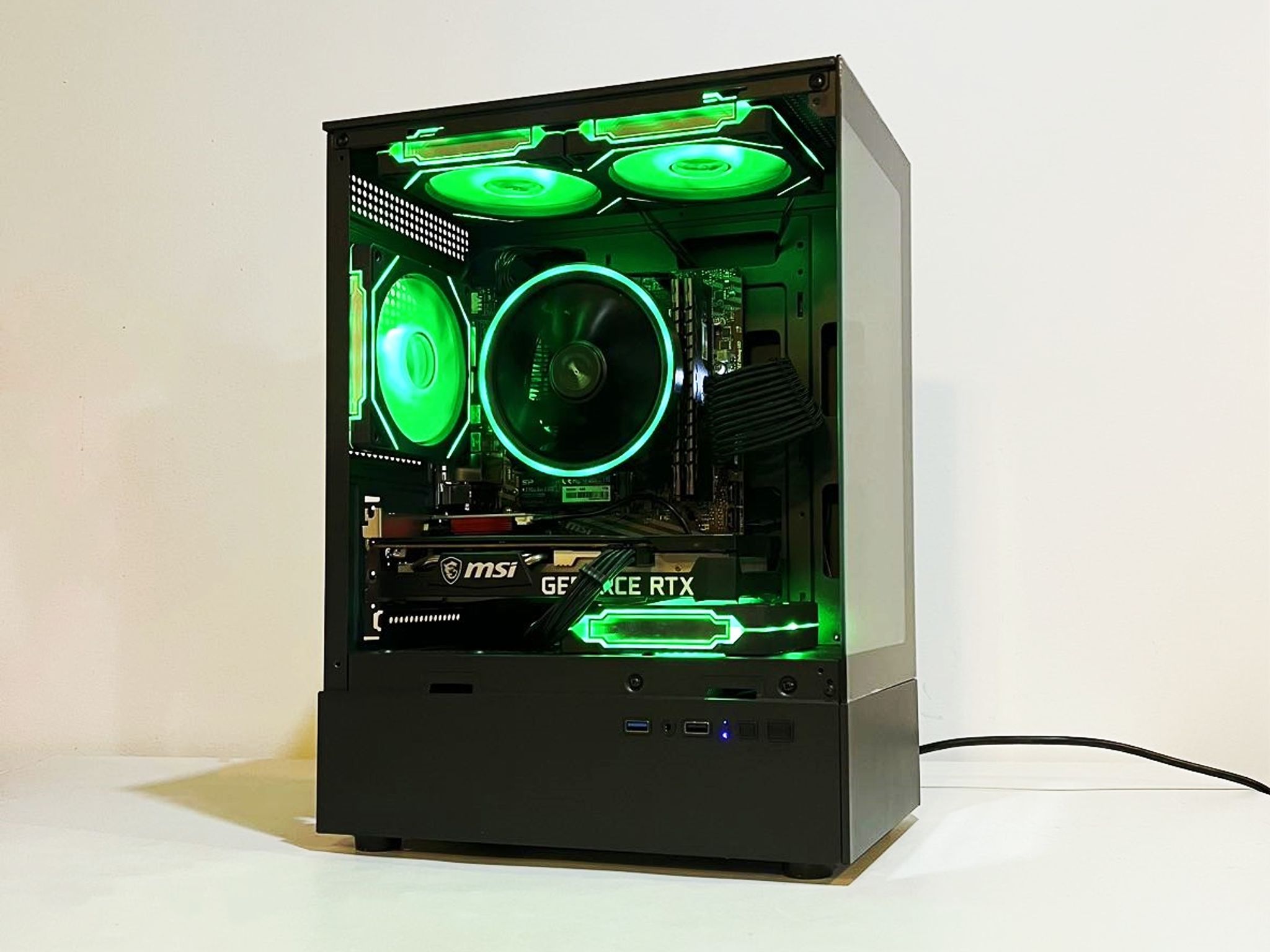 🔥SALE🔥 R5-5600|RTX 3060|32GB RAM|1TB M.2|WIFI|ARGB FANS|-DepxTech Brand NEW Pre-Built PC Value PCs