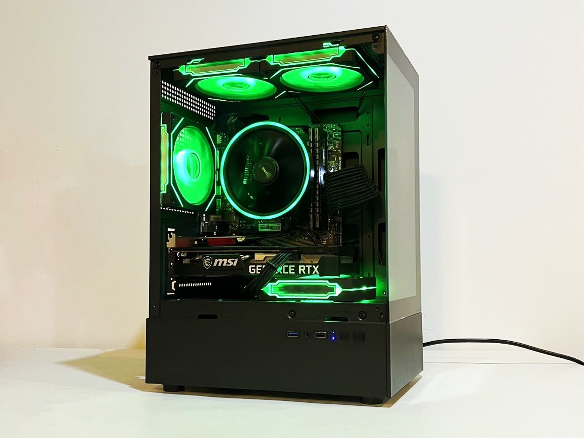 🔥SALE🔥 R5-5600|RTX 3060|32GB RAM|1TB M.2|WIFI|ARGB FANS|-DepxTech Brand NEW Pre-Built PC Value PCs