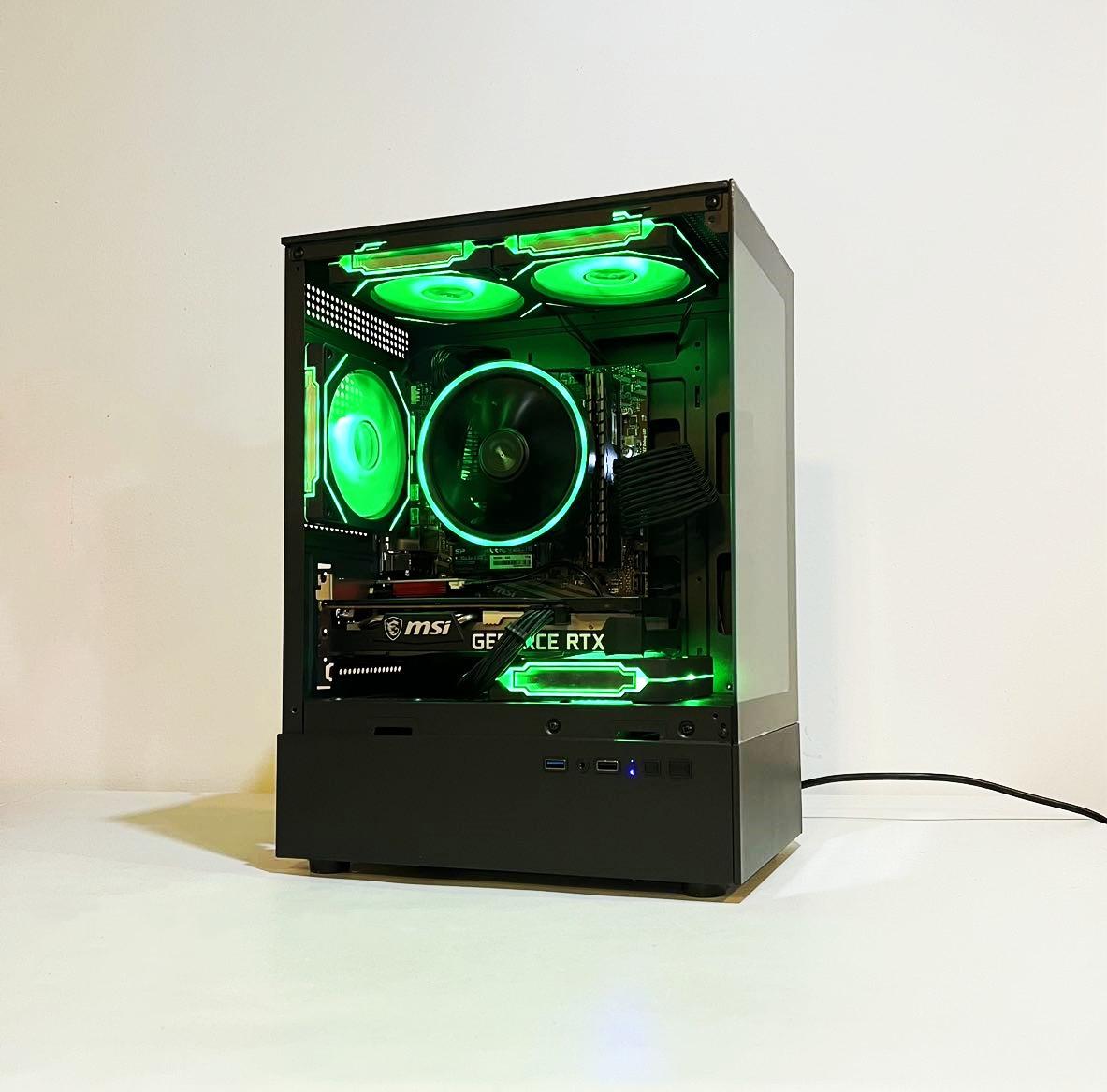 🔥SALE🔥 R5-5600|RTX 3060|32GB RAM|1TB M.2|WIFI|ARGB FANS|-DepxTech Brand NEW Pre-Built PC Value PCs