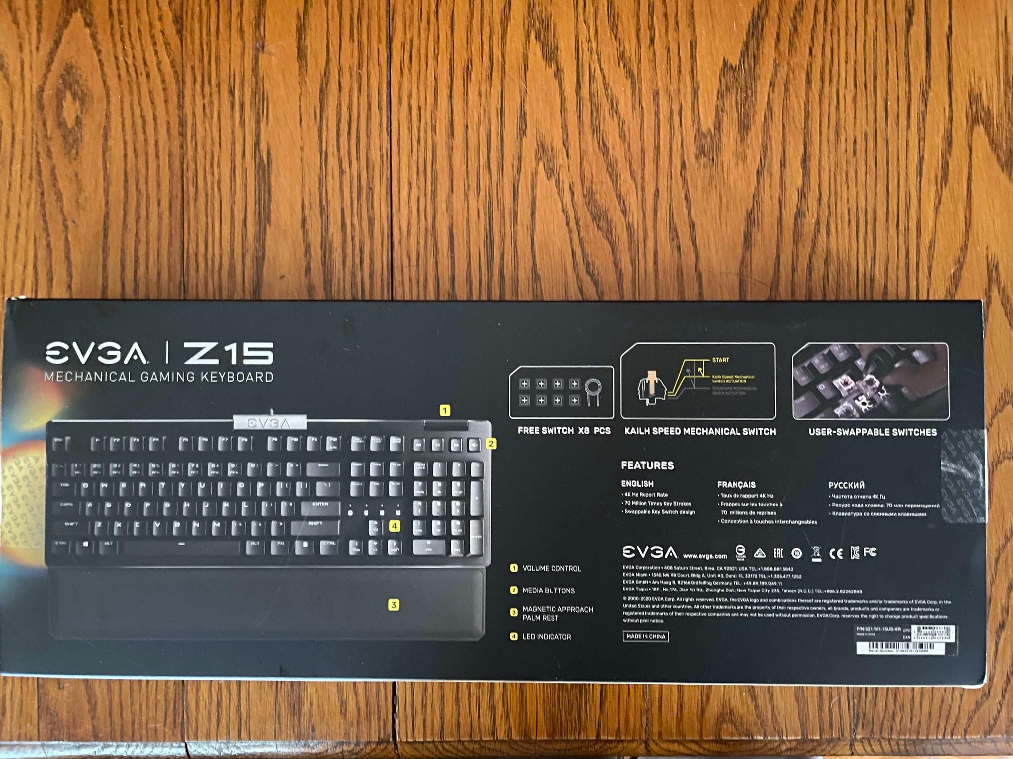New z15 rbg keyboard