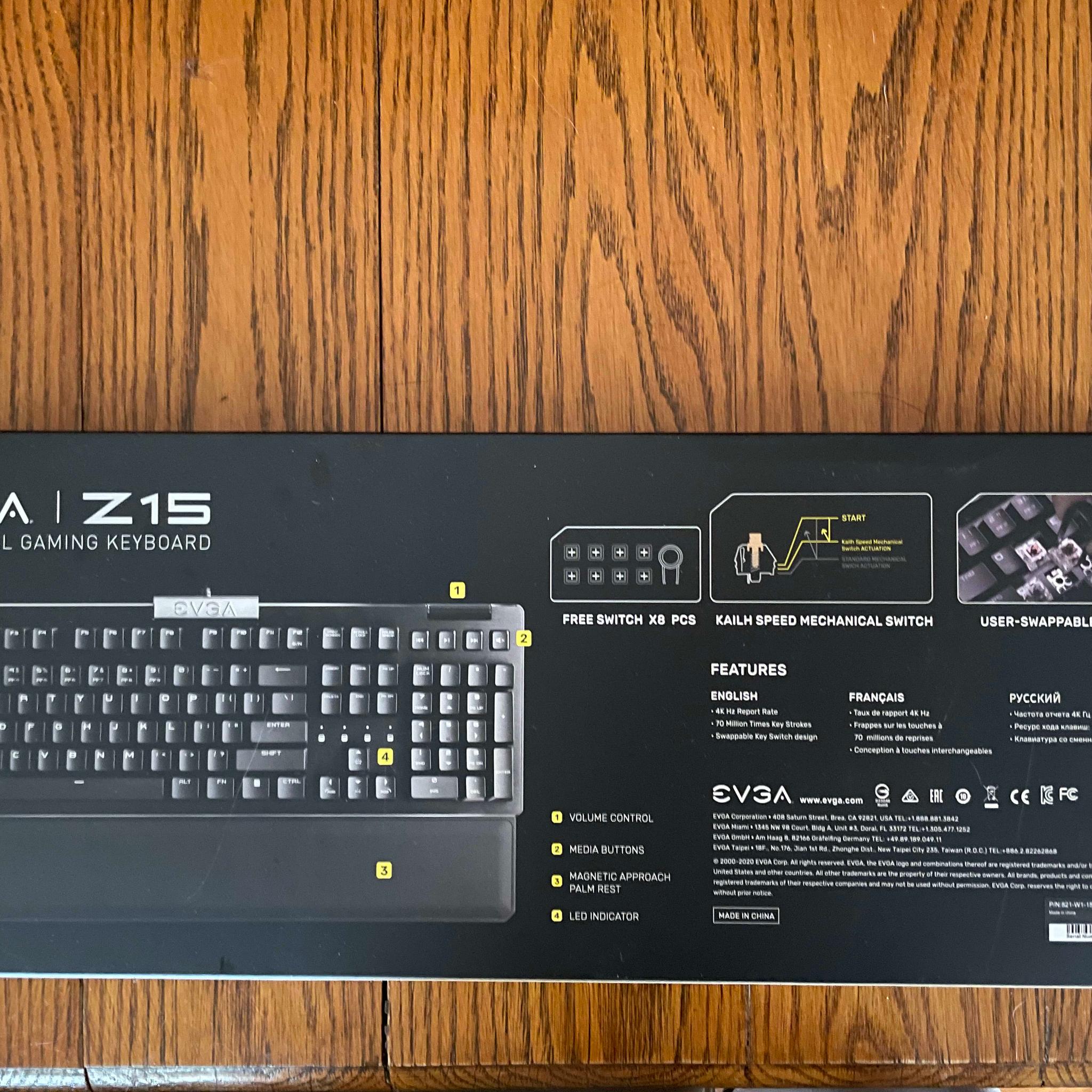 New z15 rbg keyboard