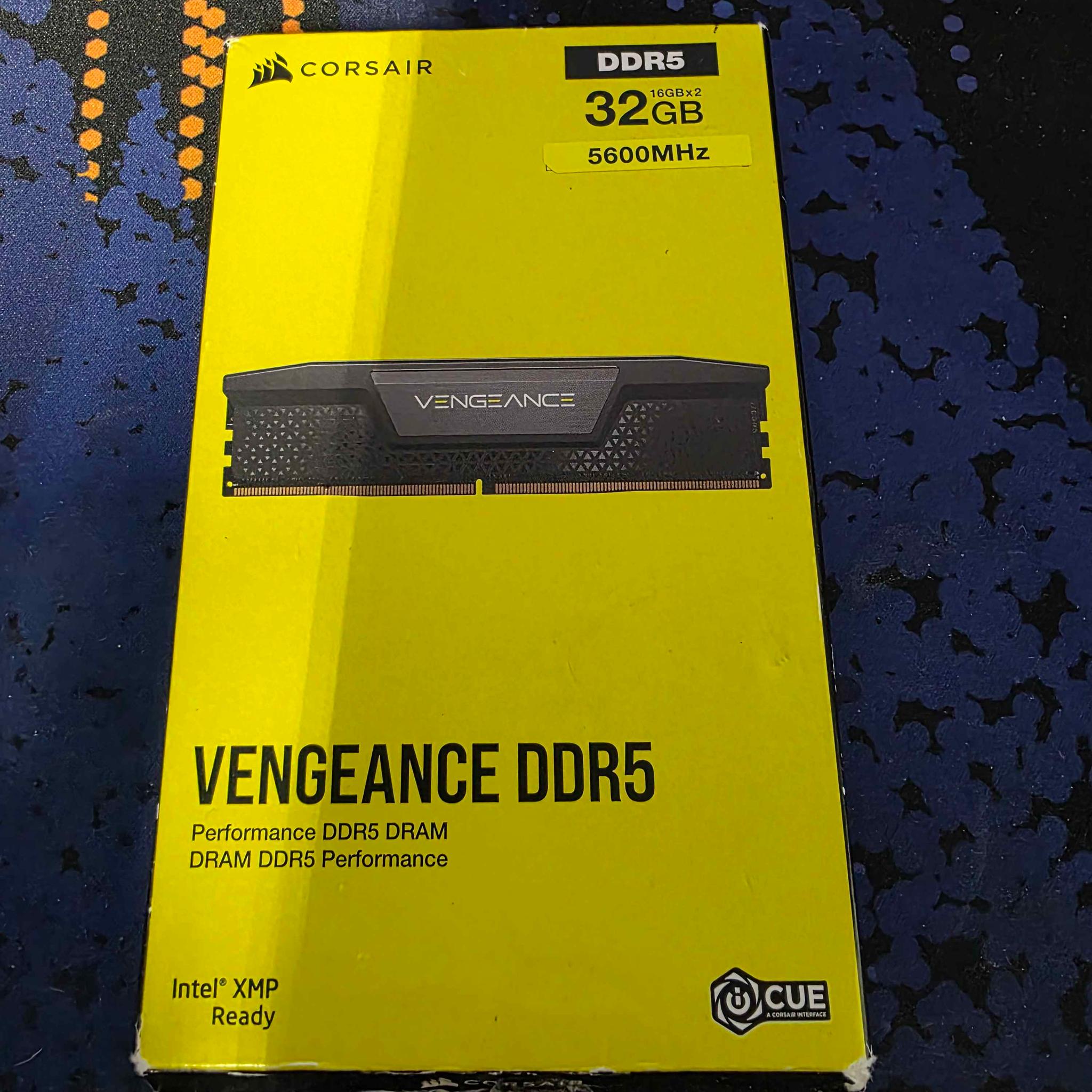 Corsair DDR5 2X16GB 5600MHZ Vengeance DRAM (Intel XMP Ready)