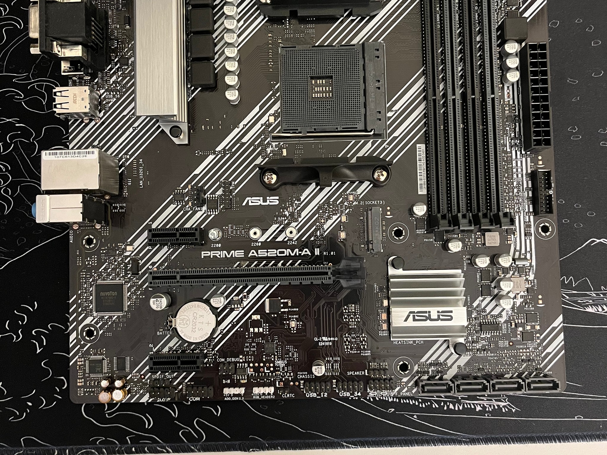Used ASUS PRIME A520M-A II/CSM Micro-Atx