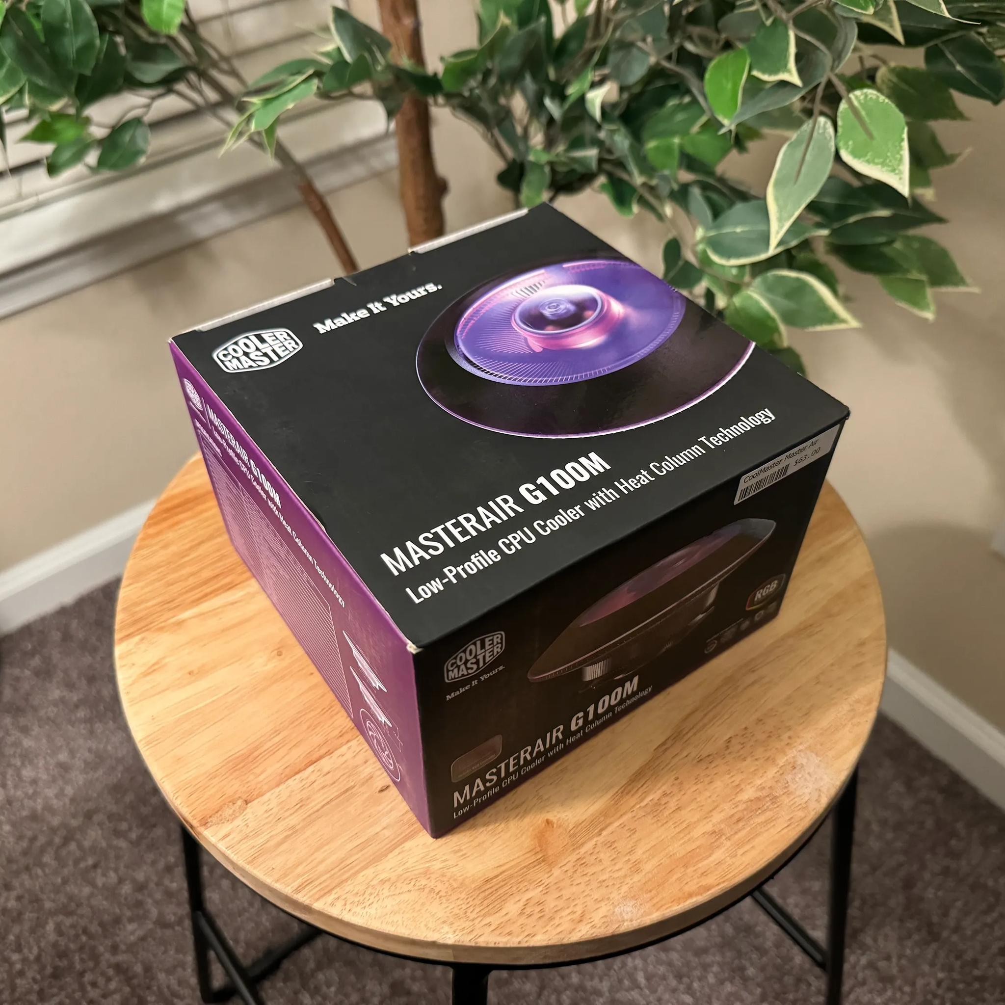Cooler Master MasterAir G100M RGB Low Profile CPU Cooler