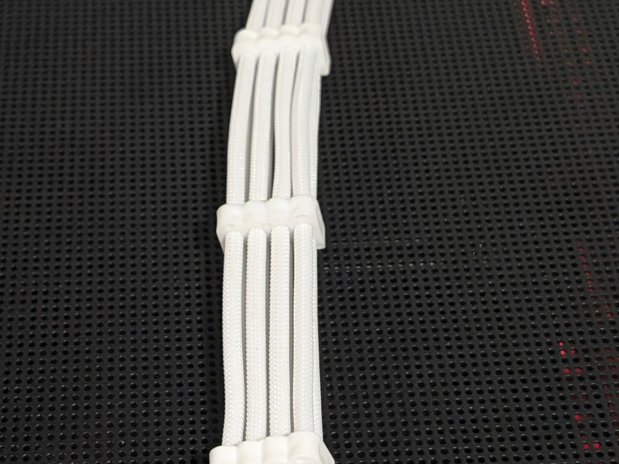 1x8 Pin PCIE White Cable Extension 16AWG