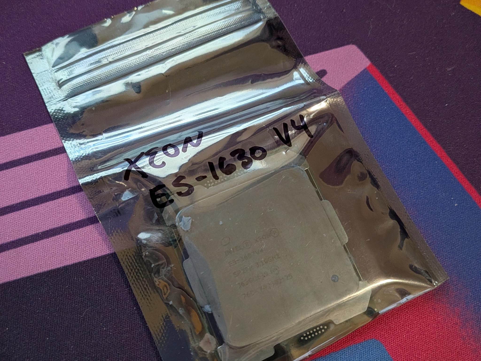 Intel XEON E5-1607 V4 SR2PH 3.10ghz 4 Cores 4 Threads 10MB Cache