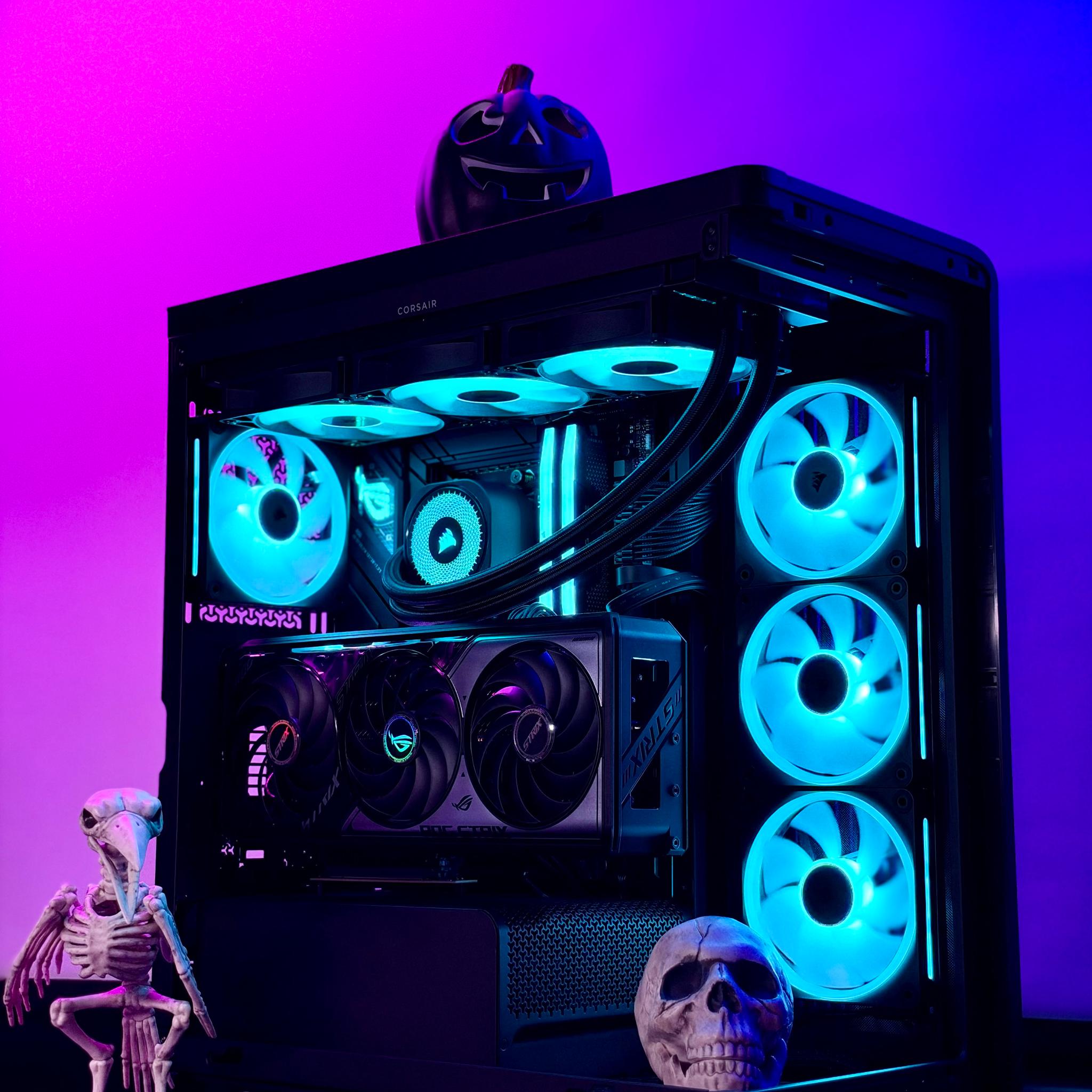 Obsidian Flux - Ryzen 9800X3D | ROG STRIX 5070 Ti OC 16G | 32GB DDR5 RAM | 2TB SSD NVMe | Win 11 PRO